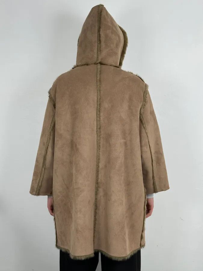 Balmain 1990s Balmain Beige Faux Fur Reversible Coat Size US M / EU 48-50 / 2 - 5 Thumbnail