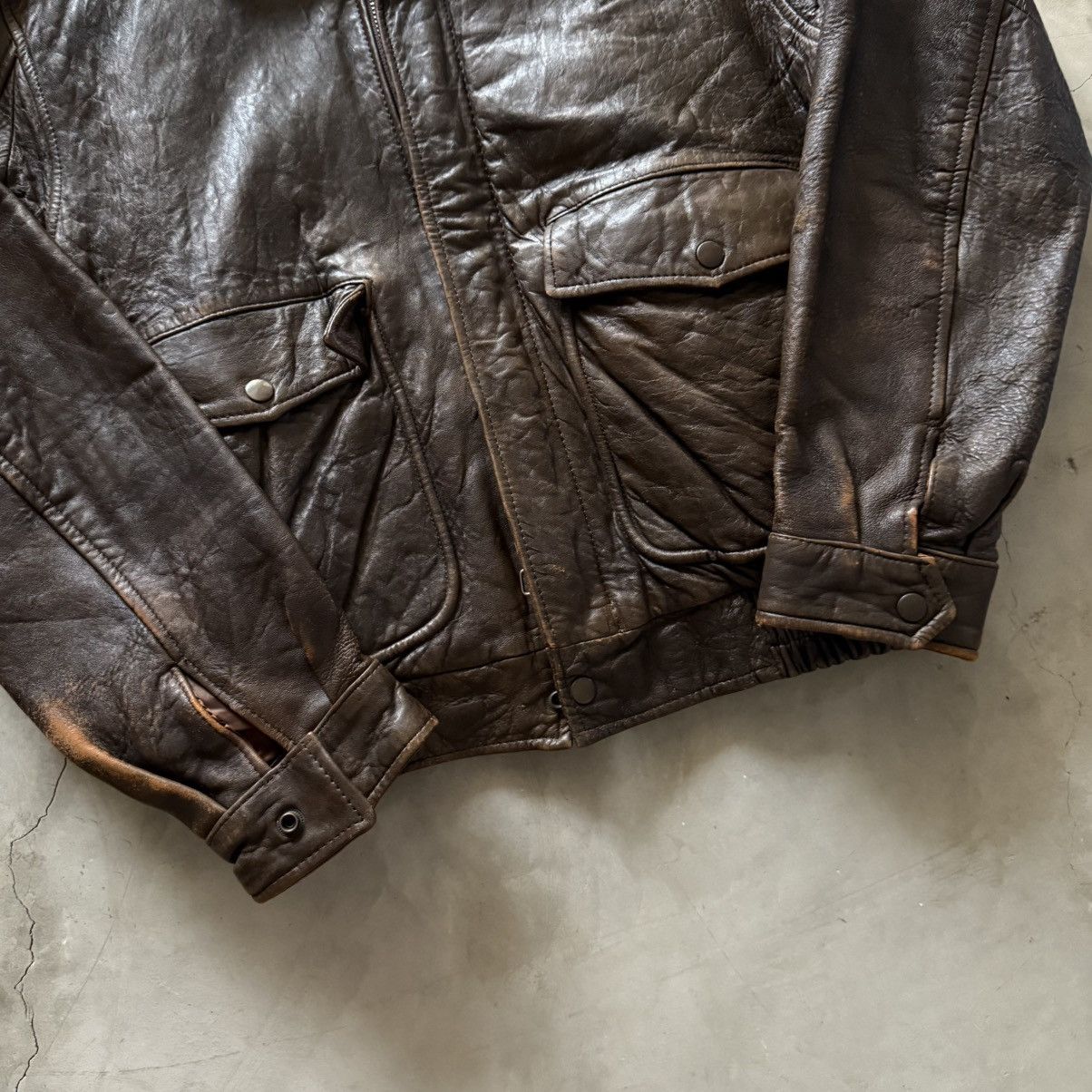 Harley Davidson 90's Harley Davidson Rider Leather Jacket Size US M / EU 48-50 / 2 - 5 Thumbnail