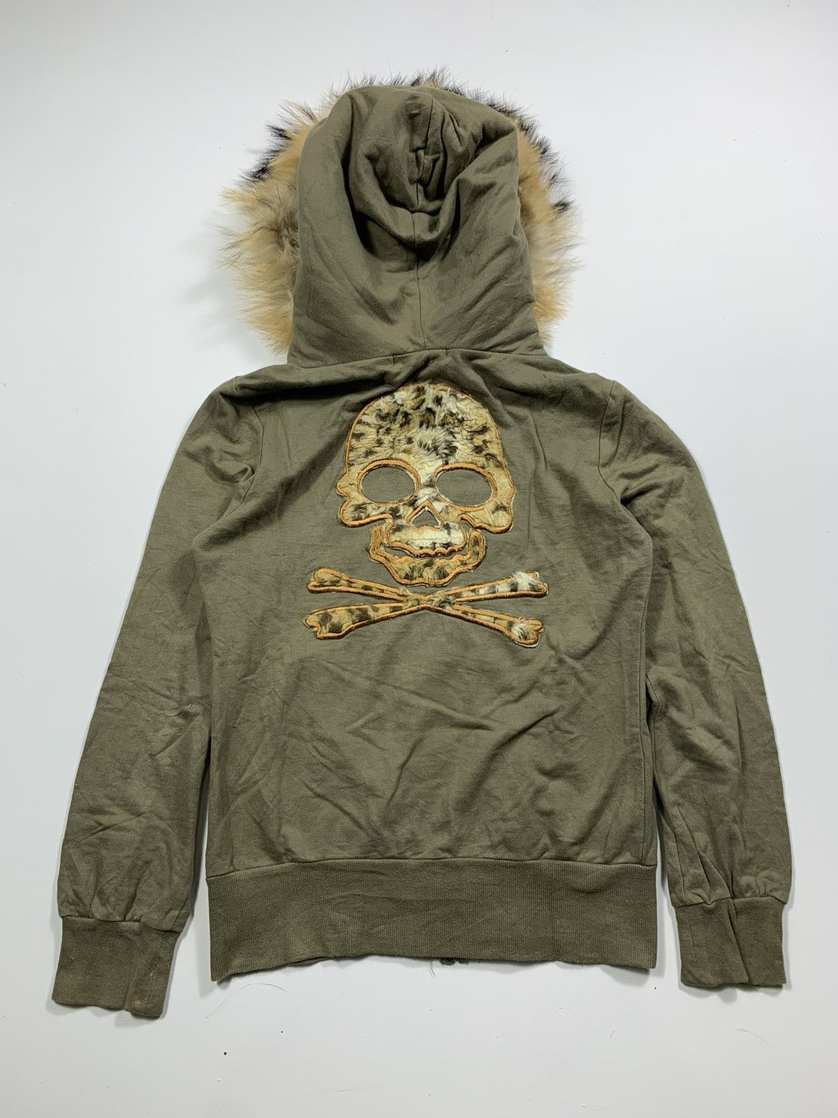 Hysteric Glamour × If Six Was Nine × Le Grande Bleu (L.G.B.) Japanese Fur Hoodie Skull Y2k Style Size US M / EU 48-50 / 2 - 2 Thumbnail