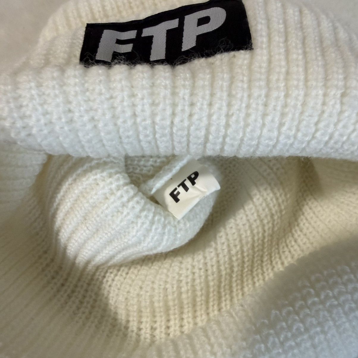 Fuck The Population FTP Beanie White Size ONE SIZE - 3 Thumbnail