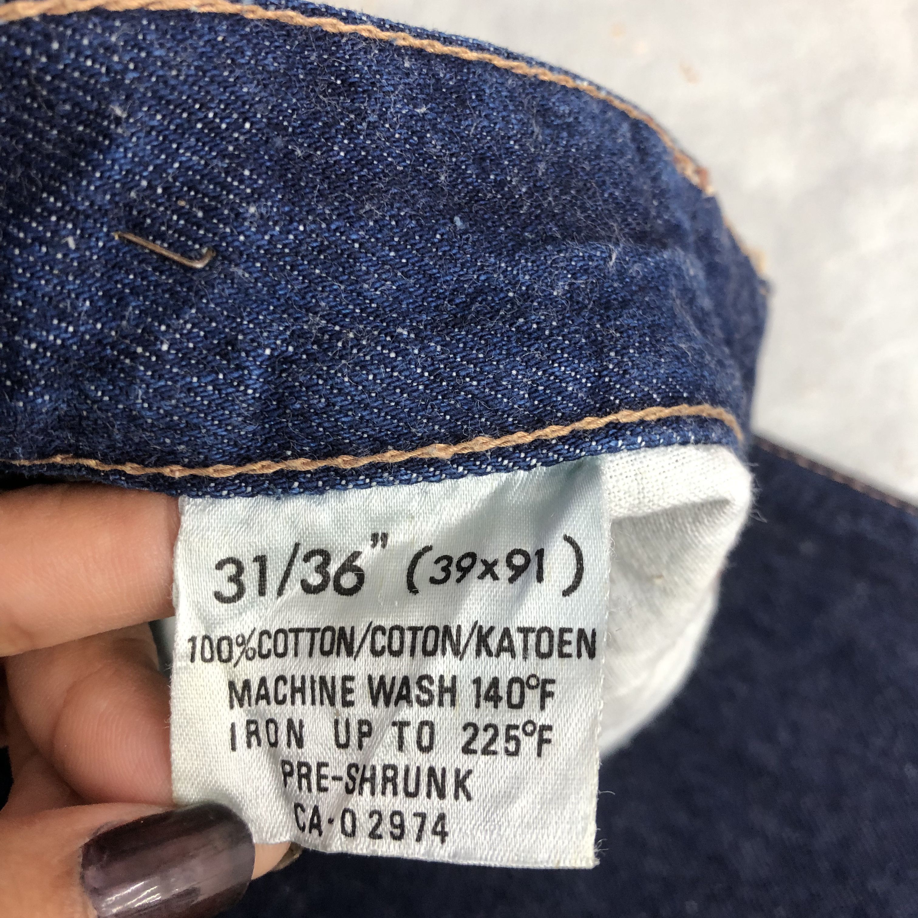 Vintage Vintage 70s Old Chap Super Flare Jeans Espana Wide Leg Denim Size 28" / US 6 / IT 42 - 10 Thumbnail