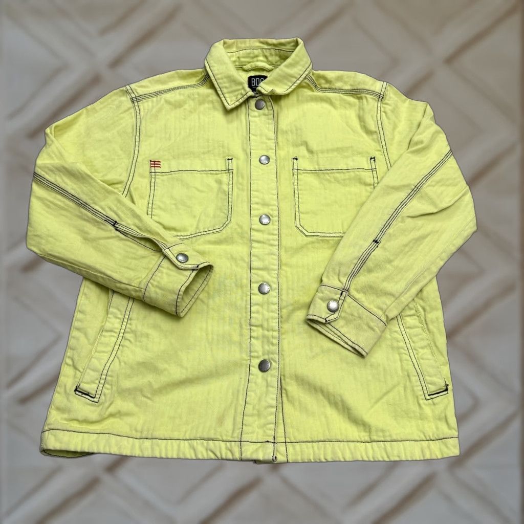 Bdg BDG Urban Outfitters Utility Jacket Mens Small Gray Snap Button Up Polyester Coat/ Jacket All Seasons Outdoor Casual Travel Size US S / EU 44-46 / 1 - 1 Thumbnail