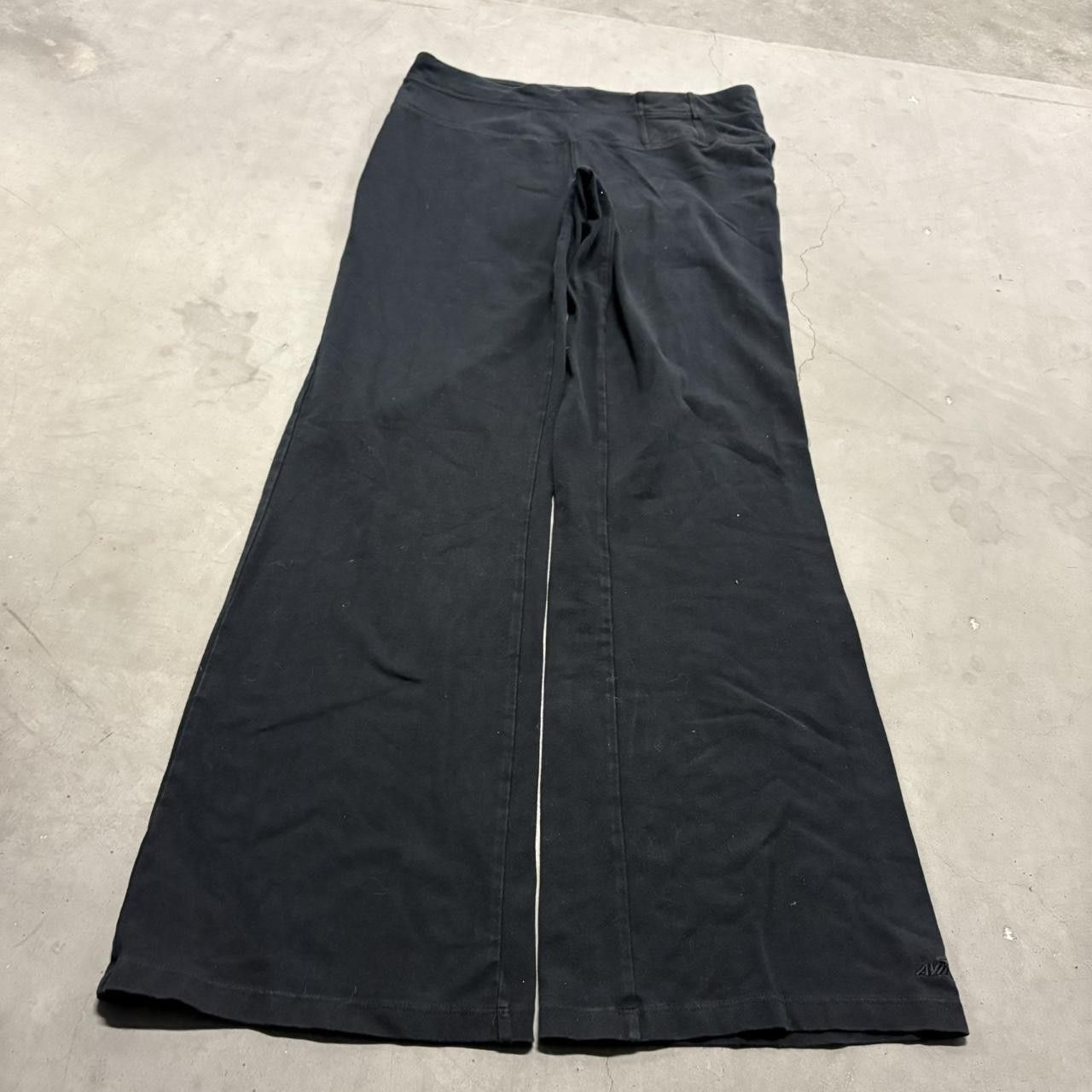 Vintage Crazy Vintage Y2K/2000s Baggy Flare Black Yoga Style Womens Sweatpants! Size 30" / US 8 / IT 44 - 1 Thumbnail