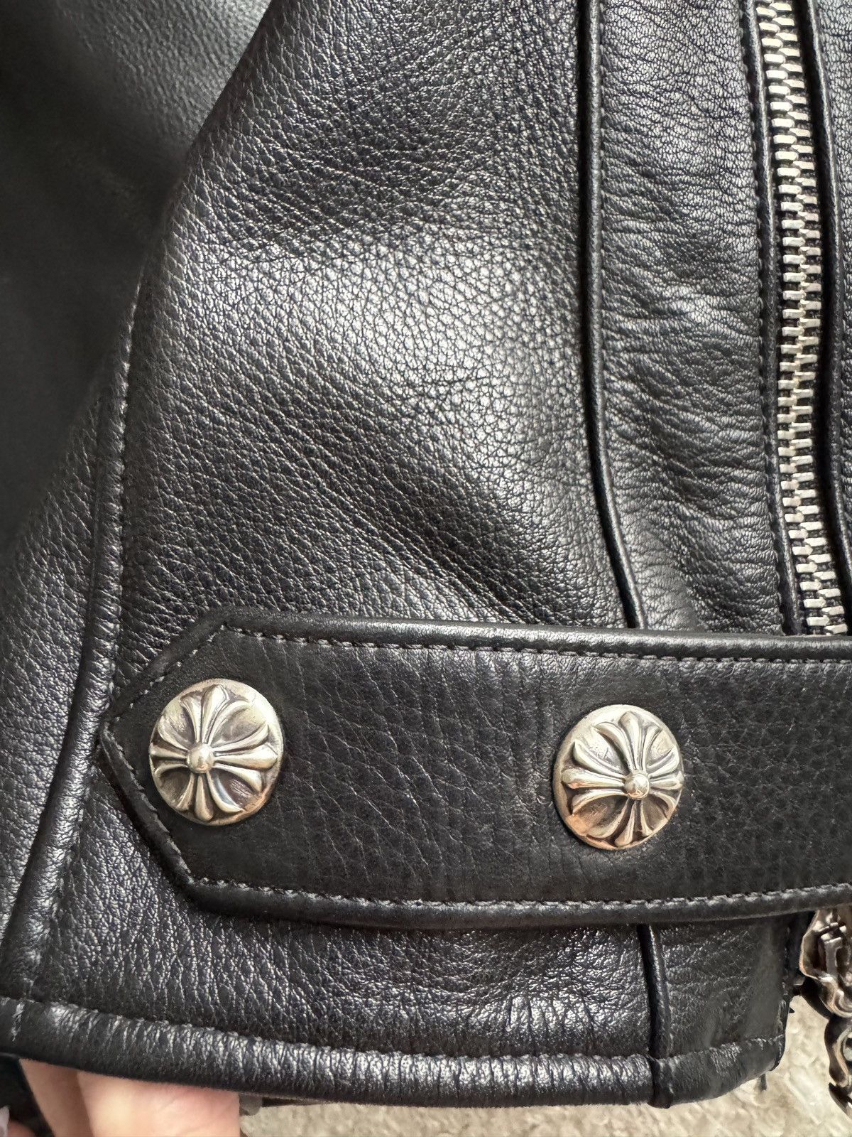 Chrome Hearts Chrome Hearts JJ Dean Full Cross Leather Jacket Size US XL / EU 56 / 4 - 17 Thumbnail