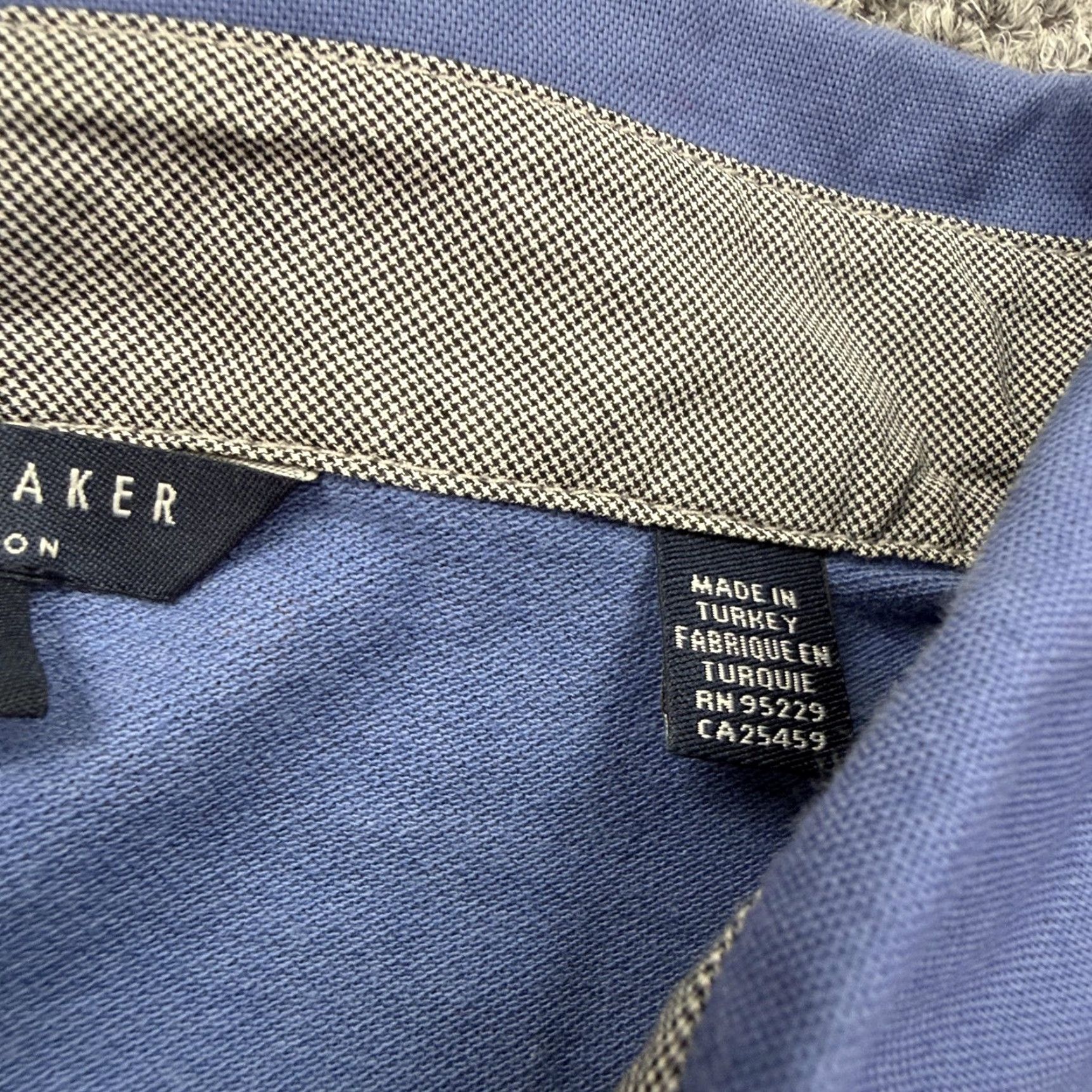 Ted Baker Ted Baker London Polo Shirt 3XL Mens Blue Button Down Collar Pocket Contrast Size US XXL / EU 58 / 5 - 6 Thumbnail