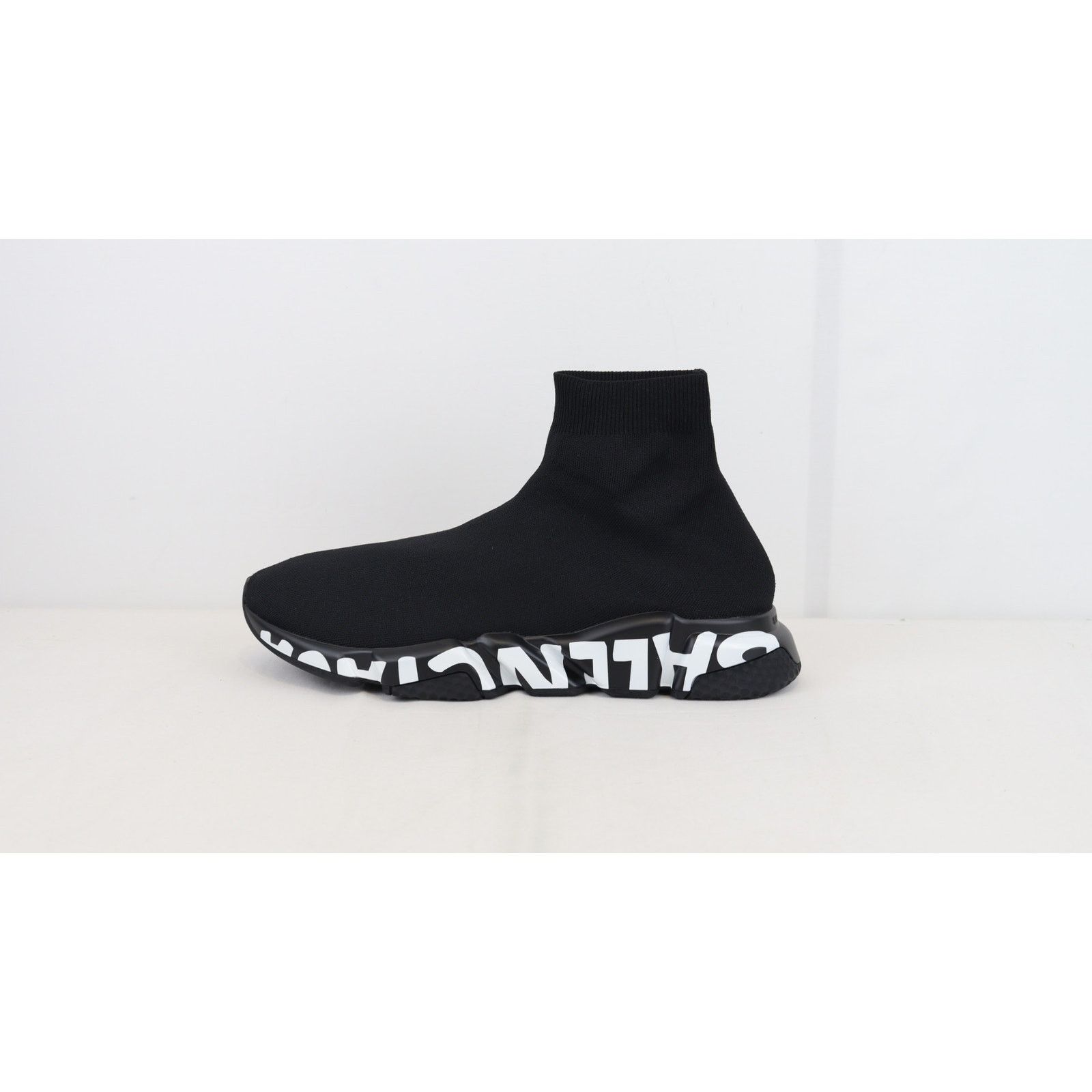 Balenciaga o1rshd1 Speed LT Clear 2.0 Sneakers in Black Size US 13 / EU 46 - 2 Thumbnail