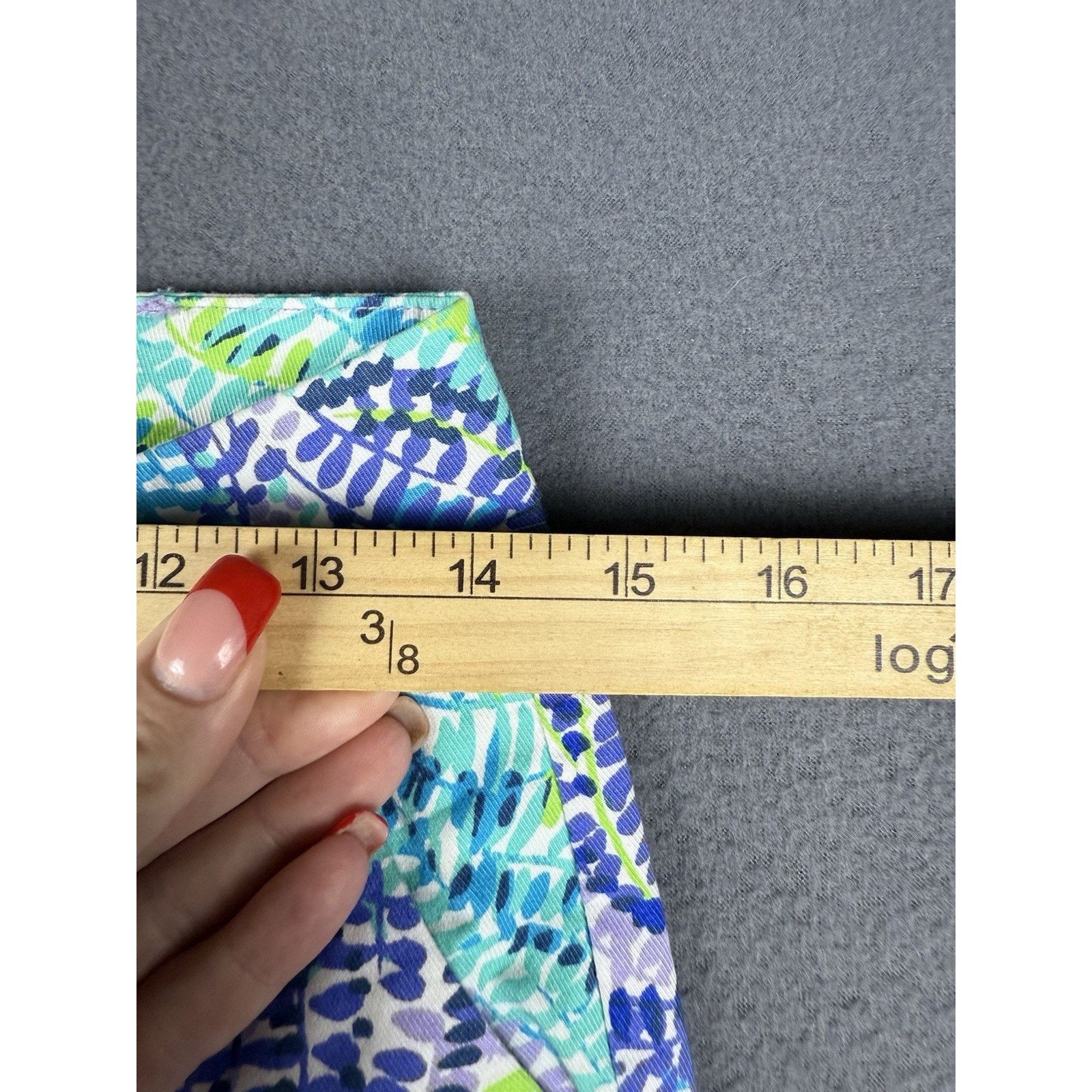 Lilly Pulitzer NWT Lilly Pulitzer Shanna Stretch Crop Pants Fantasea 00 Size 24" / US 00 / IT 34 - 6 Thumbnail