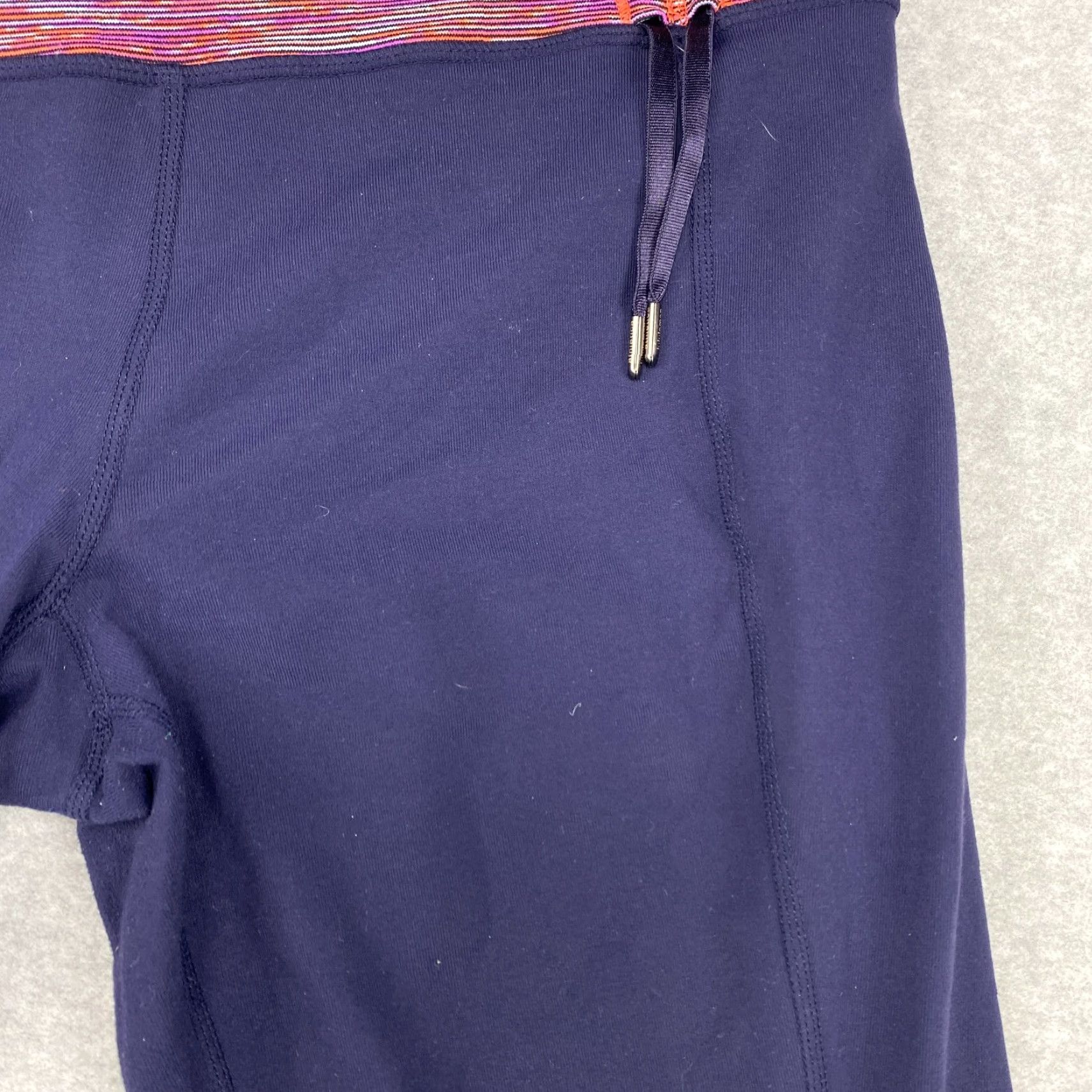 Lululemon Lululemon Womens Pants 10 Blue Ankle Drawstring Waist Tie Cinch High Dance Yoga Size 32" / US 10 / IT 46 - 3 Thumbnail