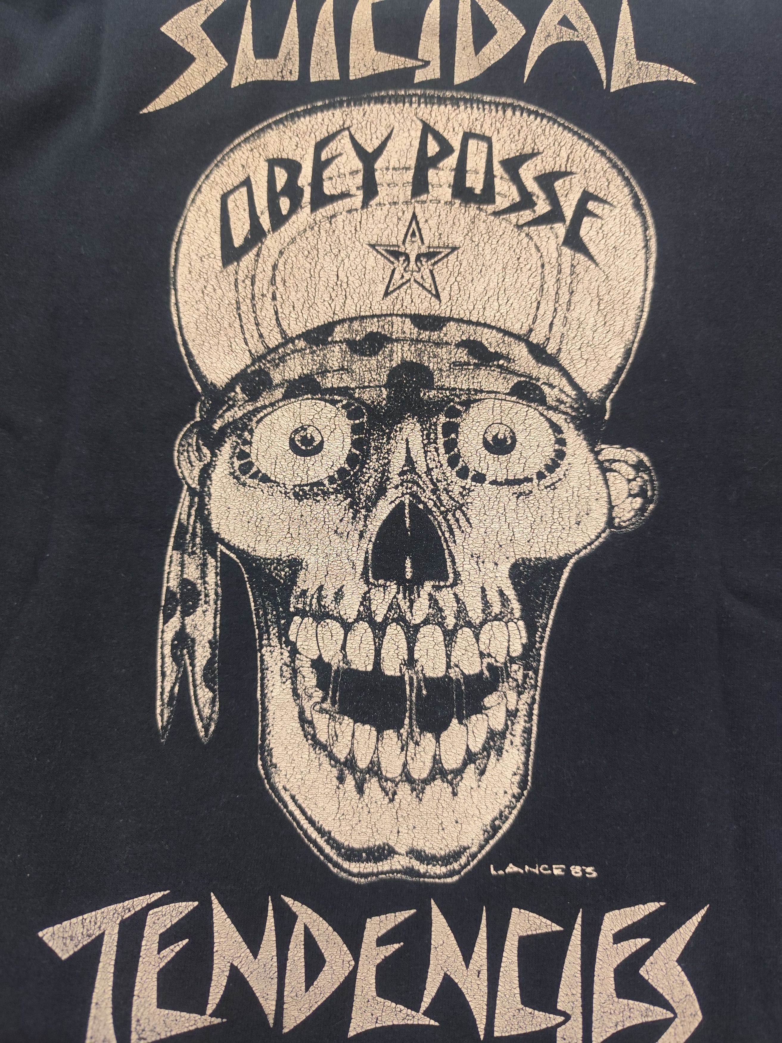 Band Tees × Obey 🔥Vintage Obey x Suicidal Tendencies Sweatshirt Crewneck Size US S / EU 44-46 / 1 - 8 Thumbnail