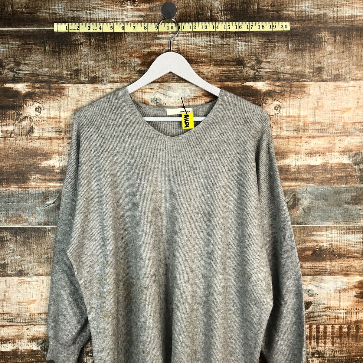Homespun Knitwear Shoo La Rue Grey baggie Knitwear #A1654 Size US M / EU 48-50 / 2 - 2 Thumbnail