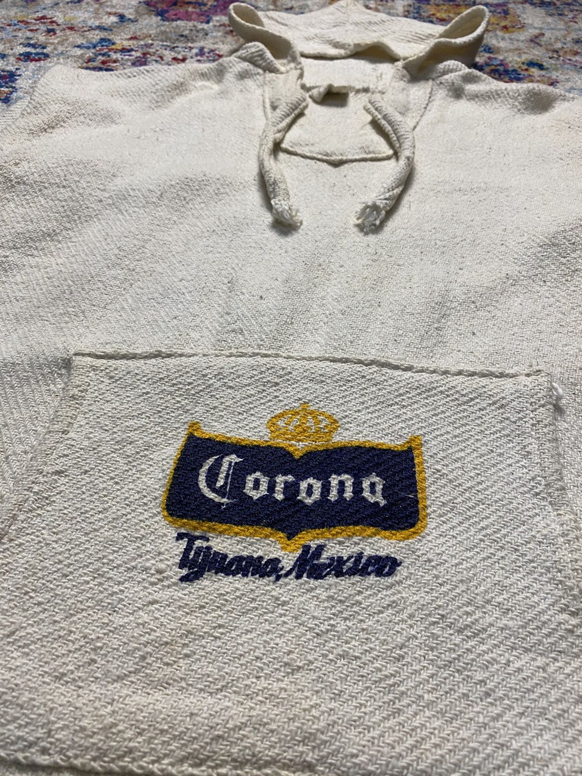 Vintage Vtg Corona Beach Club Tijuana Mexico Rucksack Hoodie Size US M / EU 48-50 / 2 - 4 Thumbnail