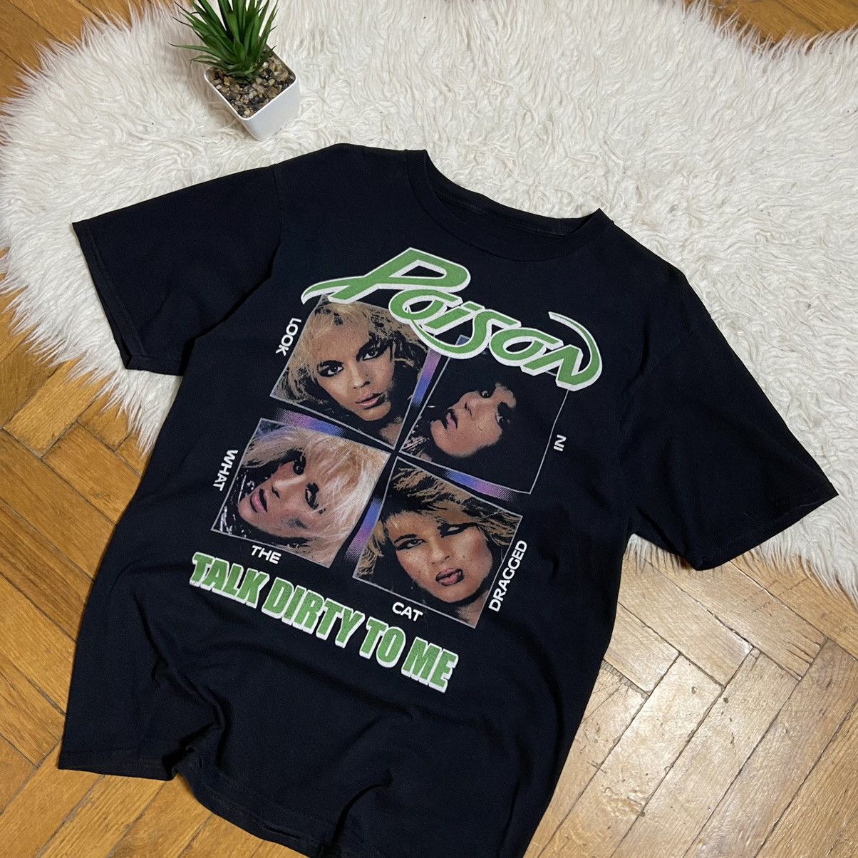Band Tees 📌 Vintage Poison Talk To Me Dirty Band Tee Size US M / EU 48-50 / 2 - 3 Thumbnail