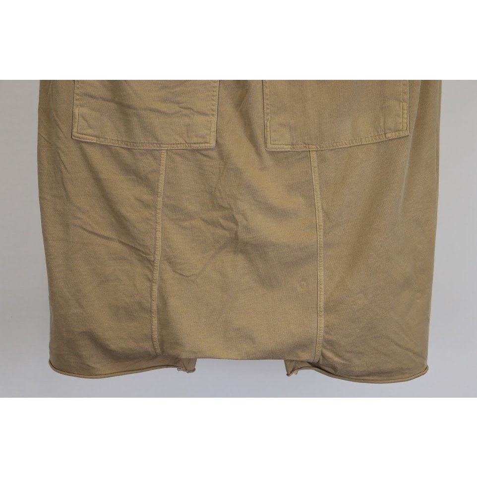 Rick Owens o1rshd1 Drawstring Pods Shorts in Mustard Size US 34 / EU 50 - 8 Thumbnail