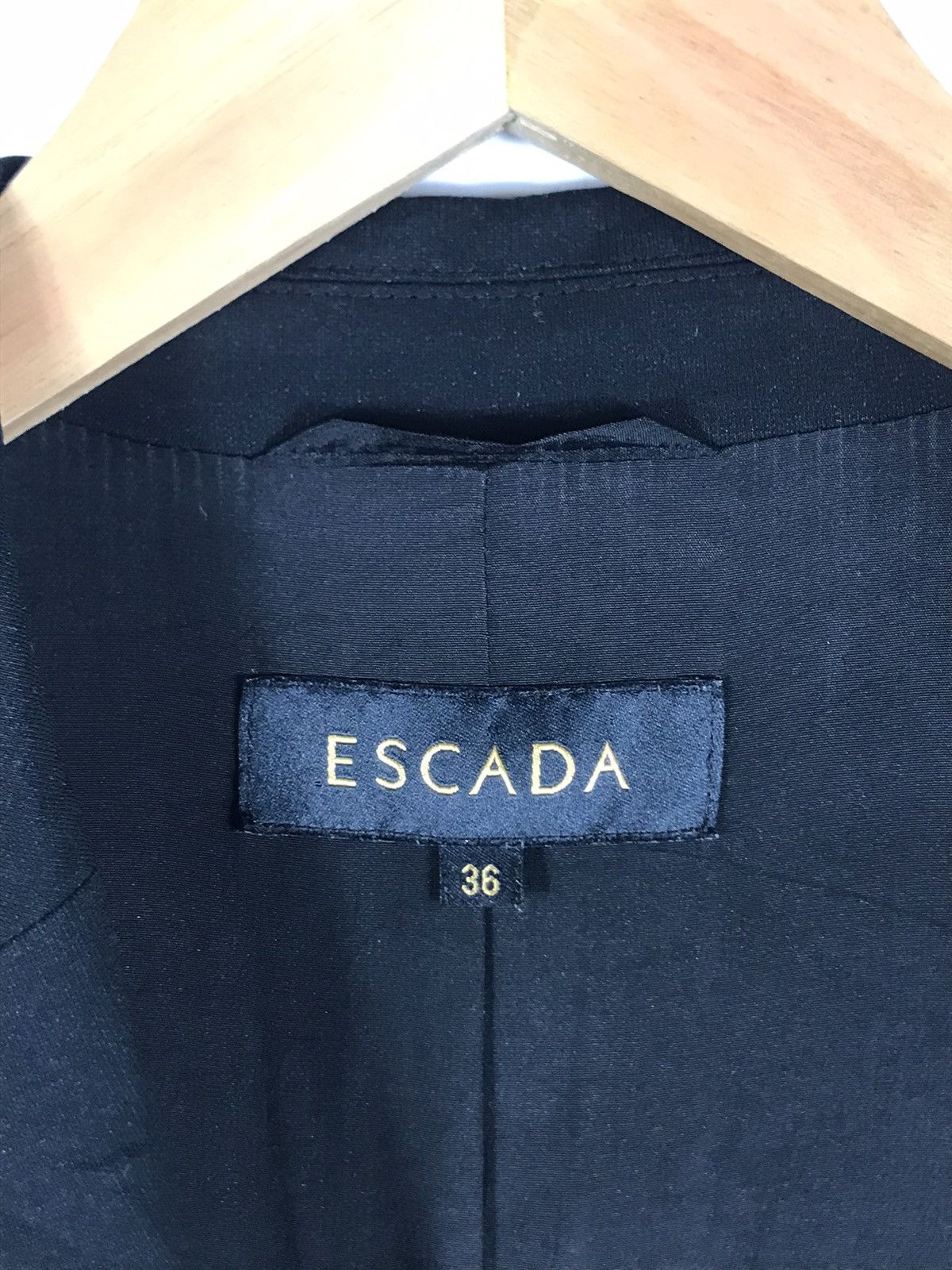 Escada 🔥Escada Viscose Single Breast Coat Jacket Size XS / US 0-2 / IT 36-38 - 10 Thumbnail