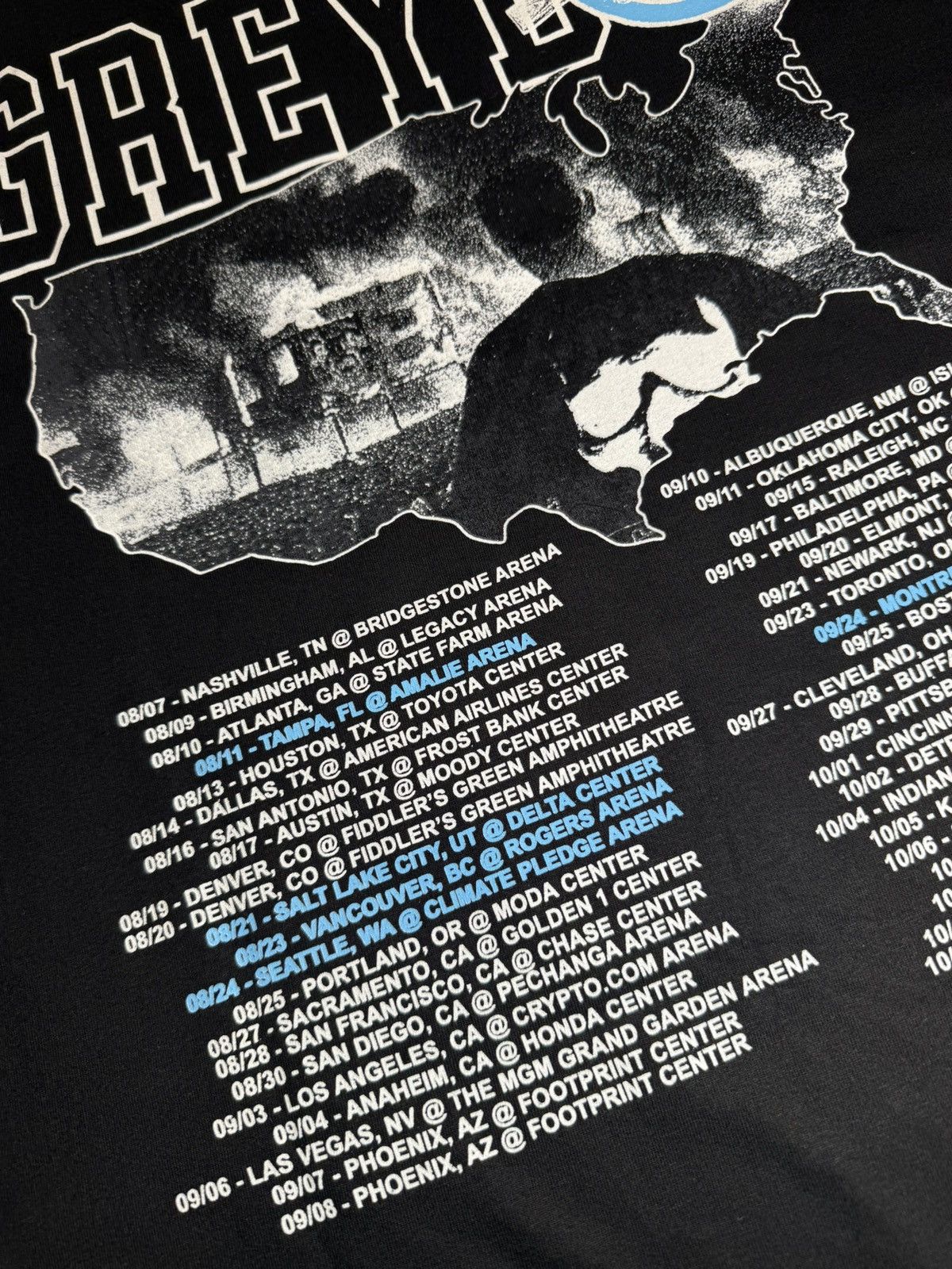 Fuck The Population × G59 Records GREYDAY 2024 Blue Tour Tee G59 $uicideboy$ Size US XL / EU 56 / 4 - 6 Thumbnail