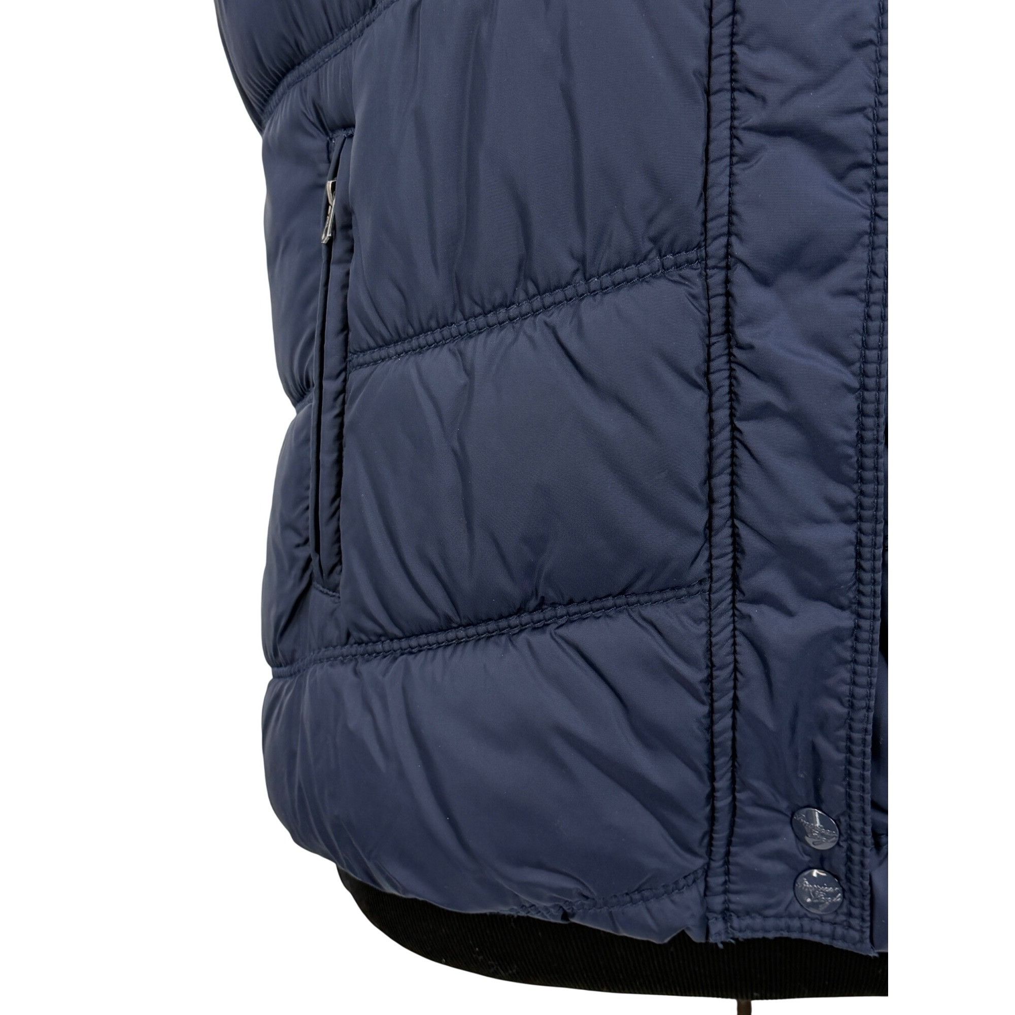 American Eagle Outfitters VTG American Eagle Blue Faux Fur Lined Hooded Vest | Y2K Ind Size L / US 10 / IT 46 - 14 Thumbnail