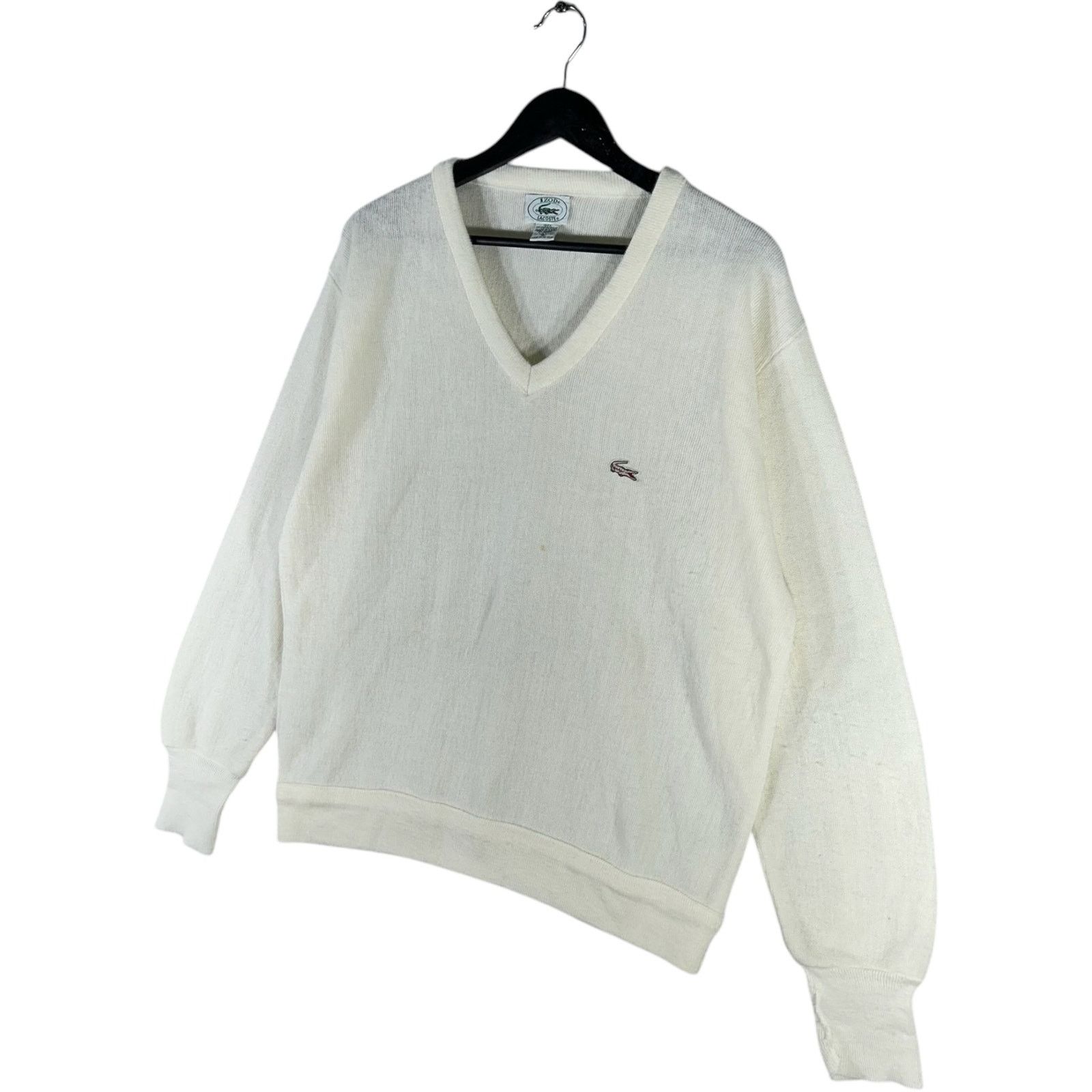 Lacoste Lacoste Mini Logo V-Neck Sweater Size US L / EU 52-54 / 3 - 3 Thumbnail