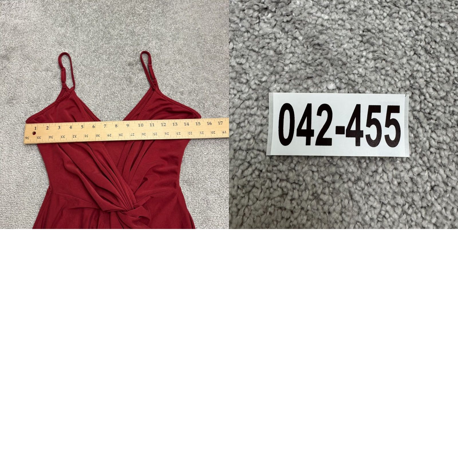 Twisted X Tobi Mini Dress Womens Small Red Twisted Front A-Line Spaghetti Strap V-Neck Size S / US 4 / IT 40 - 9 Thumbnail