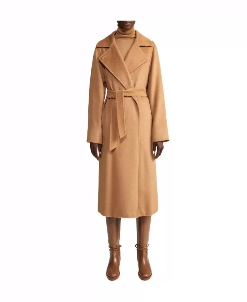 Max Mara Max Mara Camel hair classic lace-up long Size XS / US 0-2 / IT 36-38 - 8 Thumbnail