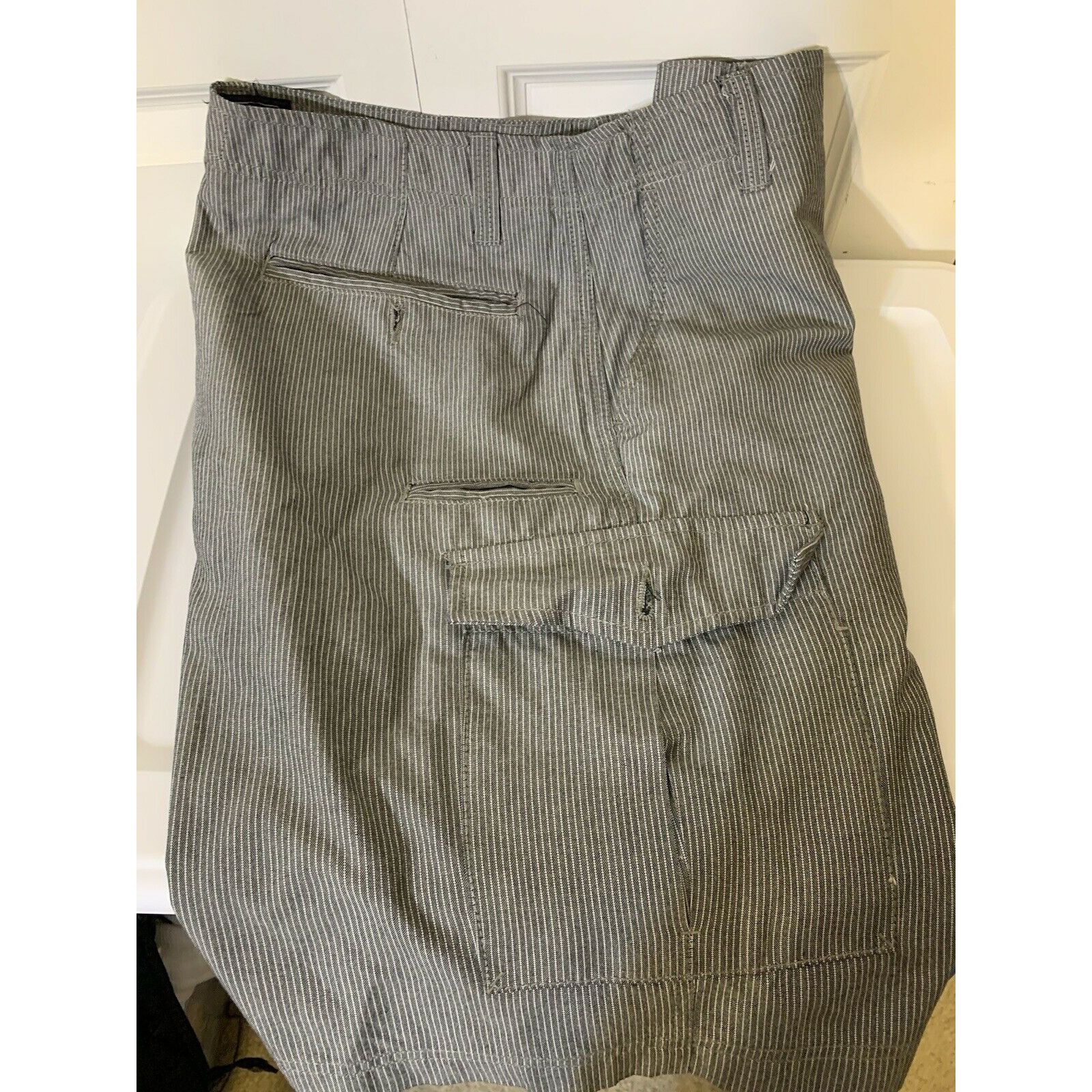 Champs Sport Champs Sports Gear Men's Sz 34 Gray Striped Shorts Size US 34 / EU 50 - 5 Thumbnail