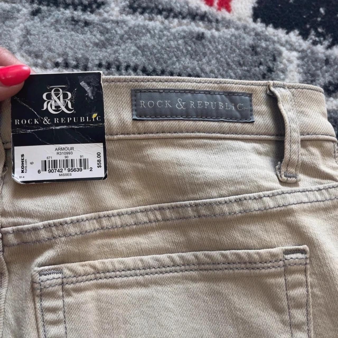 Rock & Republic ROCK & REPUBLIC Denim SHORTS Size 6 Small New Pixie Size 27" / US 4 / IT 40 - 5 Thumbnail