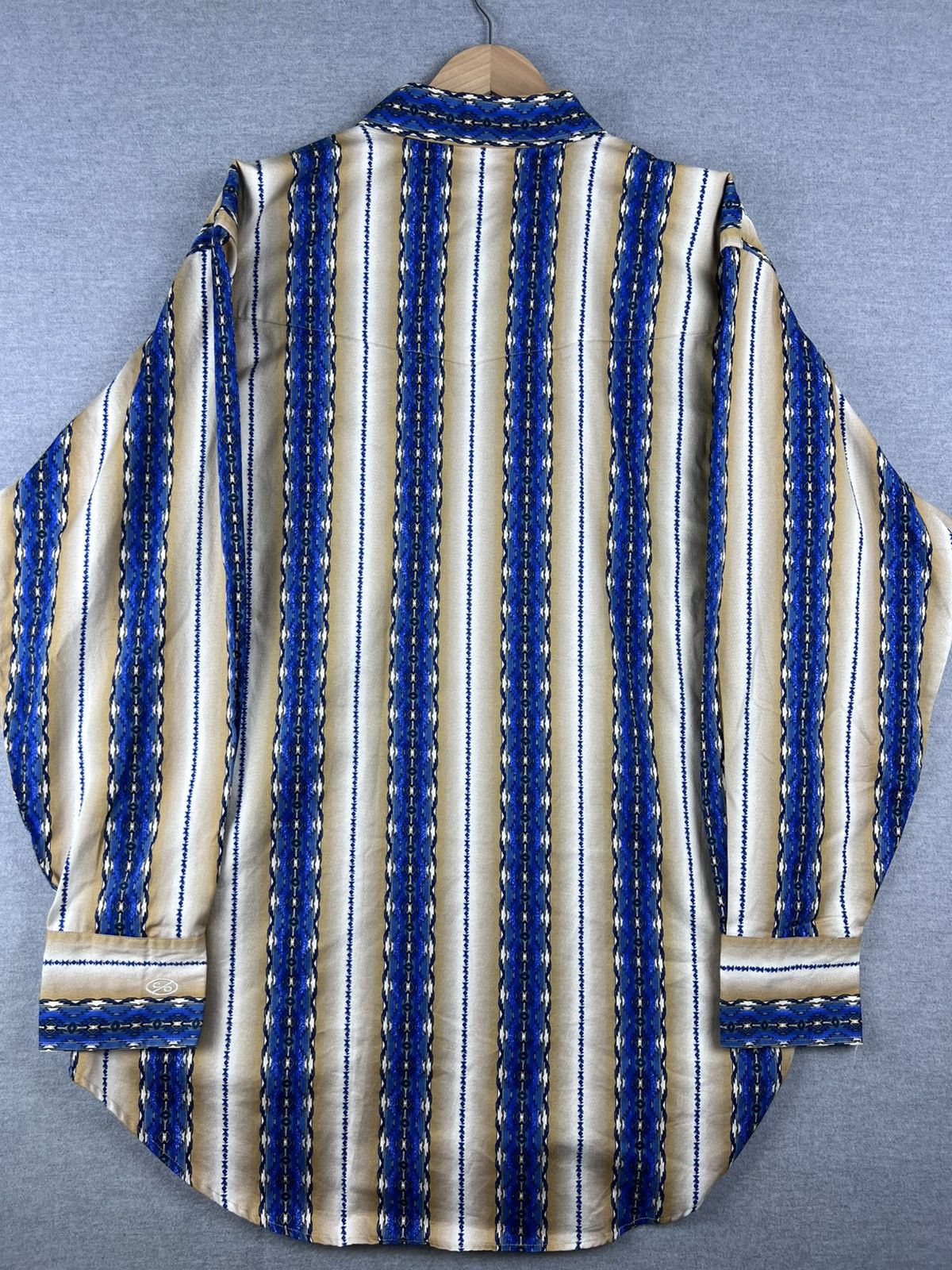 Vintage Cumberland Outfitters Western Shirt Men XL Striped Aztec Size US XL / EU 56 / 4 - 4 Thumbnail