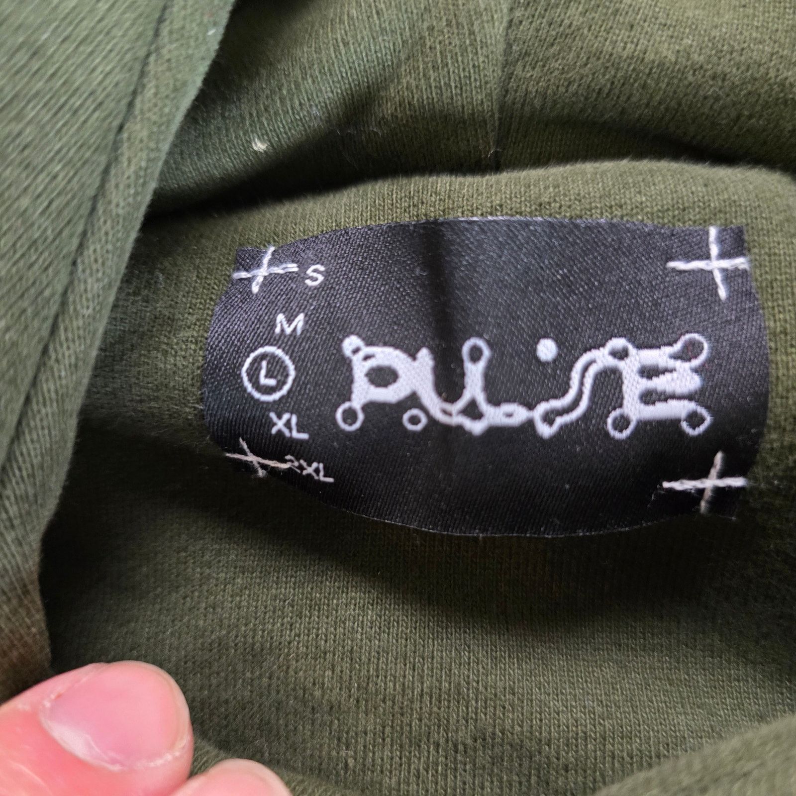 Pulse Pulse Designer No Brand Heavyweight Hoodie Y2K Supreme GUC L Size US L / EU 52-54 / 3 - 5 Thumbnail