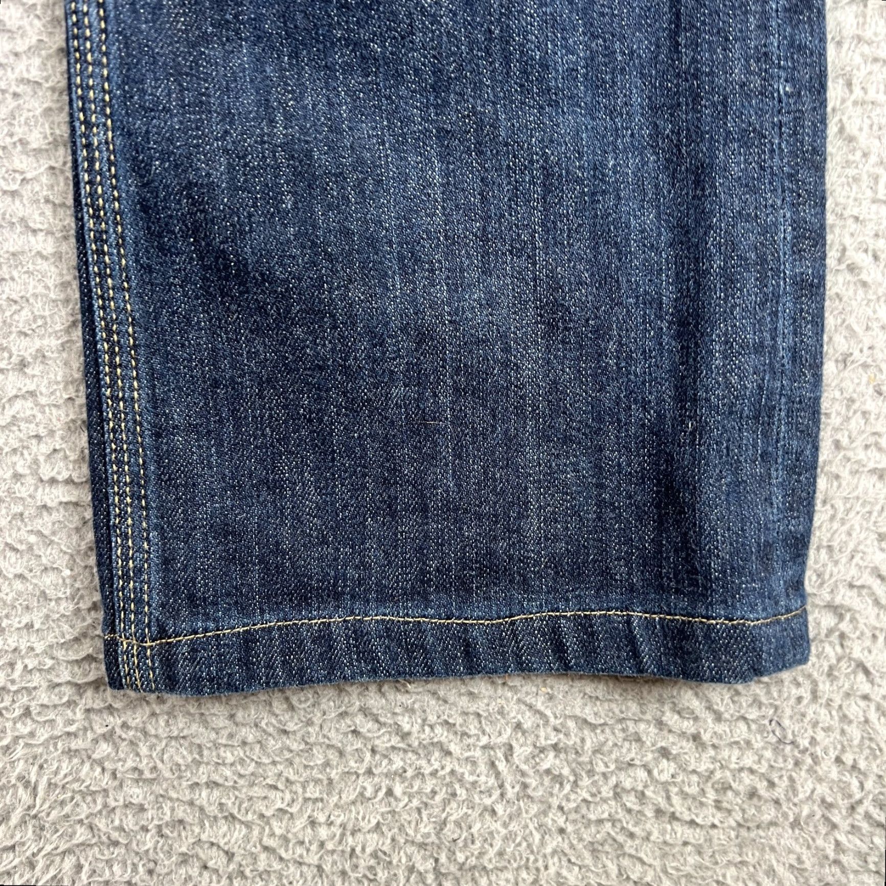 7 For All Mankind 7 For All Mankind Womens Flynt Flare Jeans Size 28 Denim Blue HEMMED 31 Inseam Regular Rise 5-Pocket Size 28" / US 6 / IT 42 - 2 Thumbnail