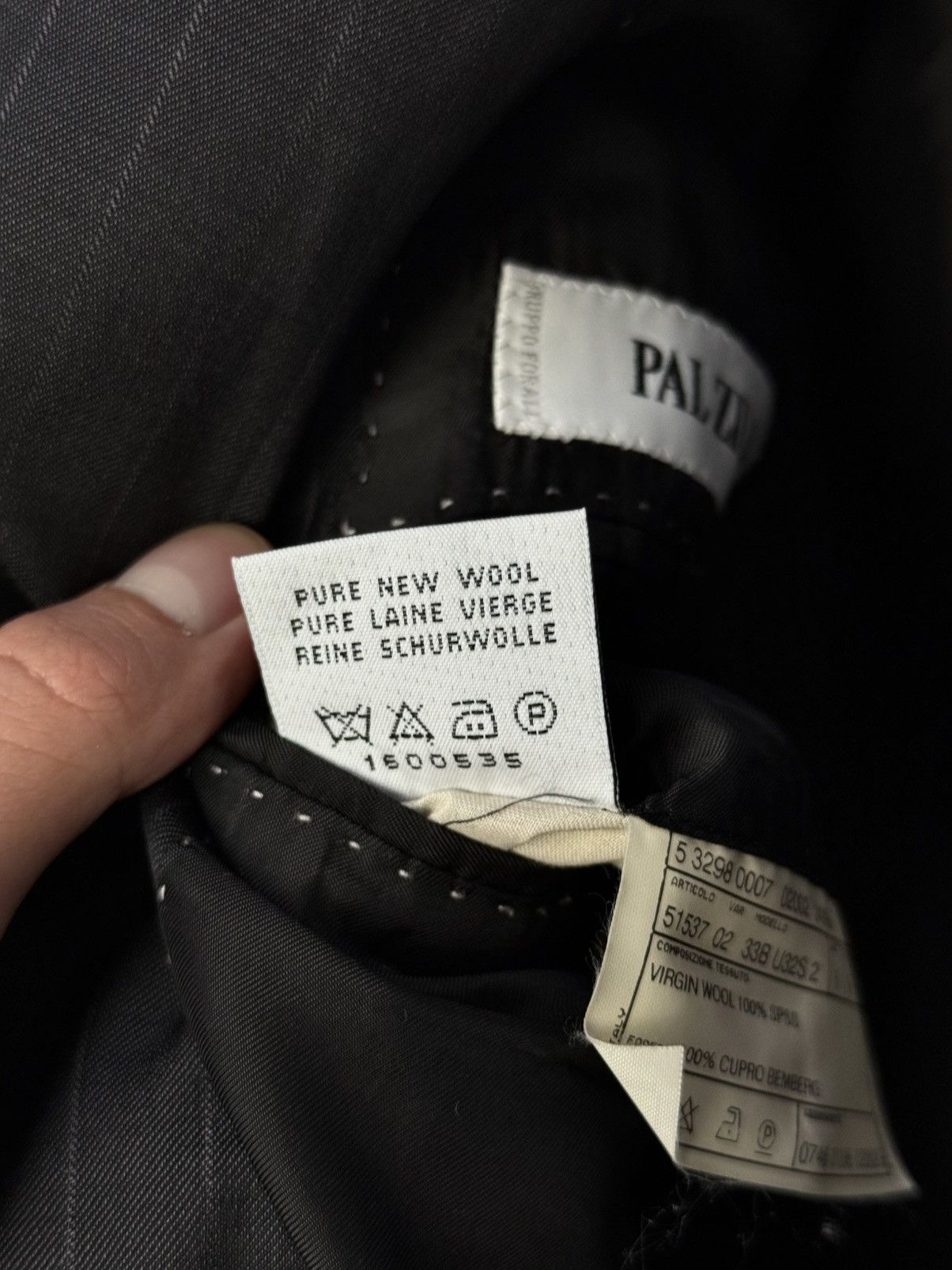 Pal Zileri Pal Zileri Blazer Vigrin Wool 120s Jacket 44R Suit Size 44R - 10 Thumbnail