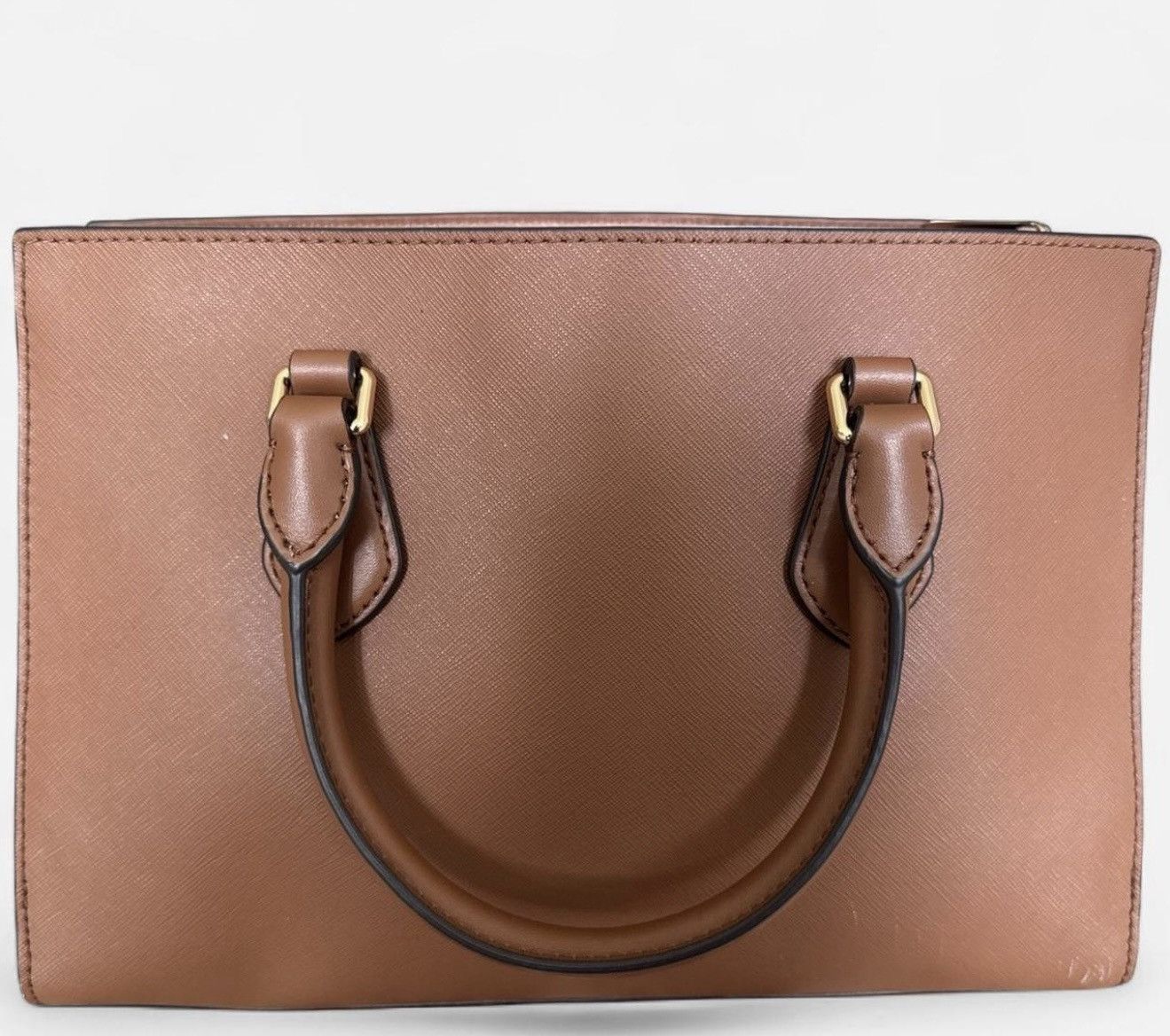 Michael Kors Michael Kors Sheila Vegan Leather Satchel - Luggage Brown Size ONE SIZE - 2 Thumbnail