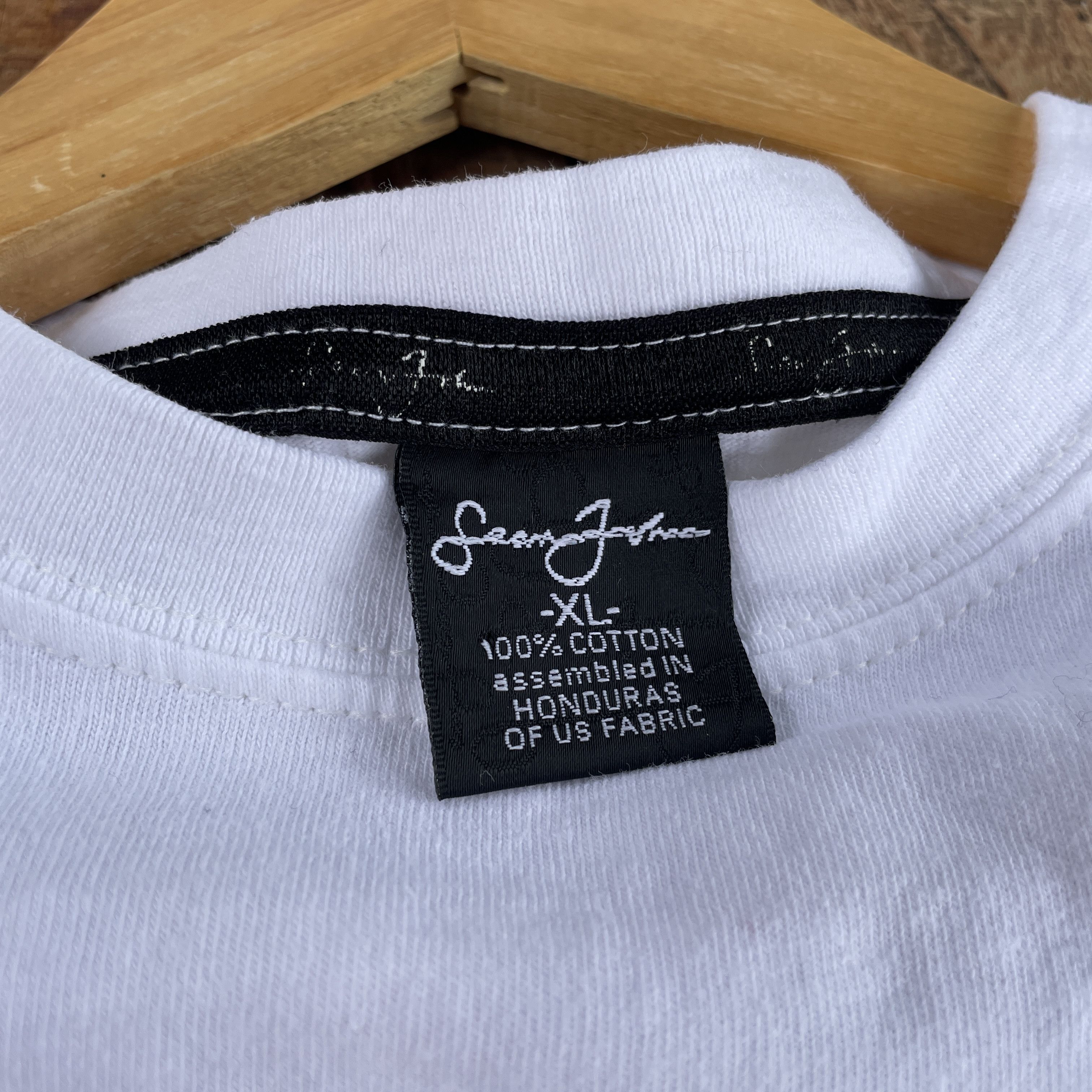 Sean John Sean John Vintage Y2K White Oversized T-Shirt Size XL Size US XL / EU 56 / 4 - 5 Thumbnail