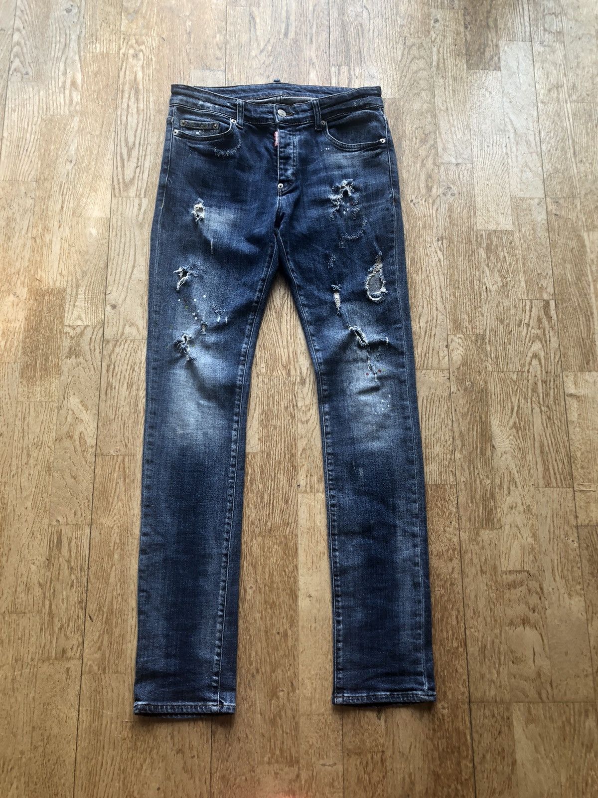 Dsquared2 DSQUARED2 CLASSIC VINTAGE DESIGNER DENIM JEANS PANTS Size US 29 - 1 Thumbnail