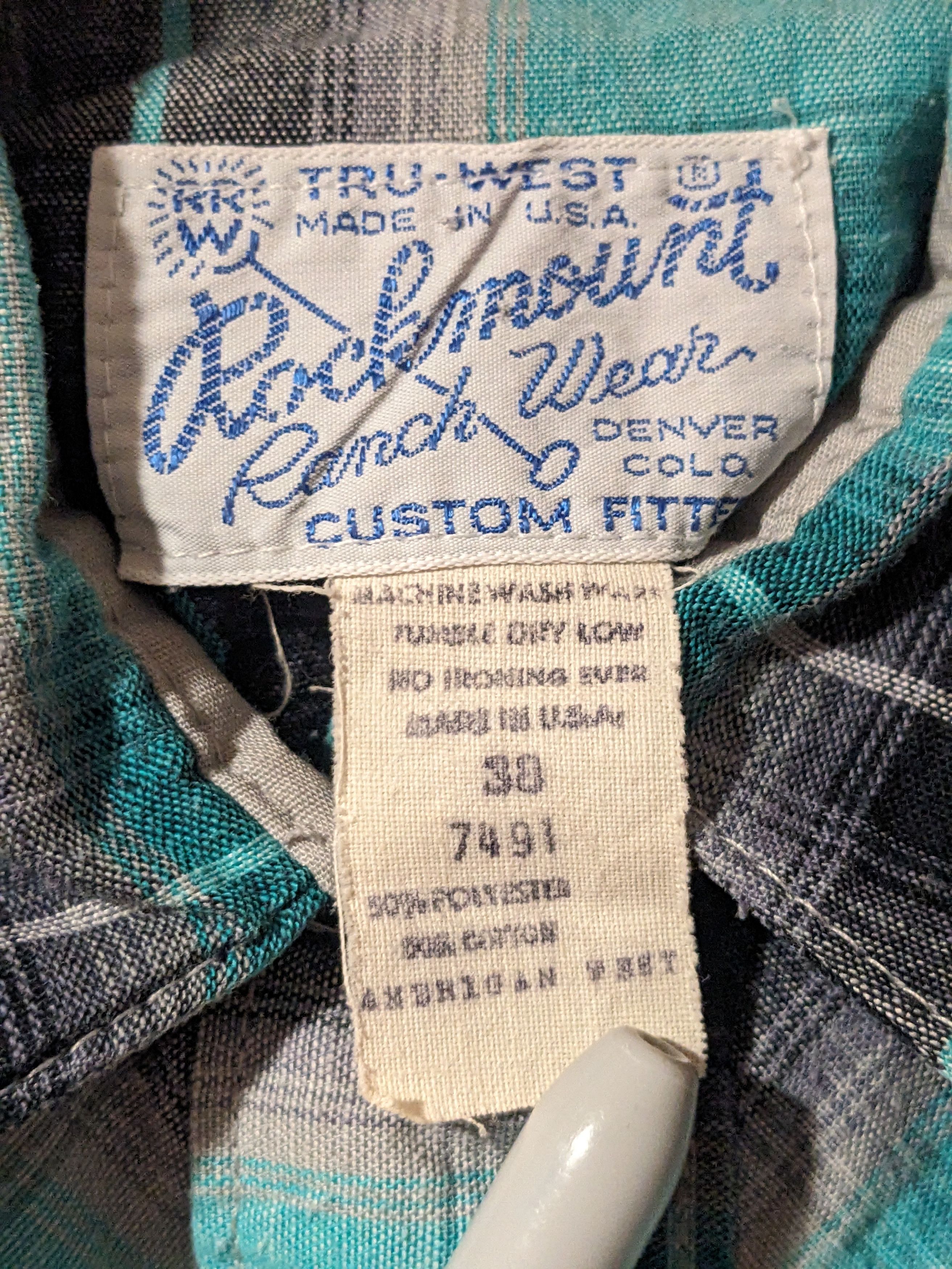 Rockmount Ranch Wear × Vintage Vintage 90s Rockmount Ranch Wear Custom Pearl Snap Shirt Size L / US 10 / IT 46 - 2 Thumbnail
