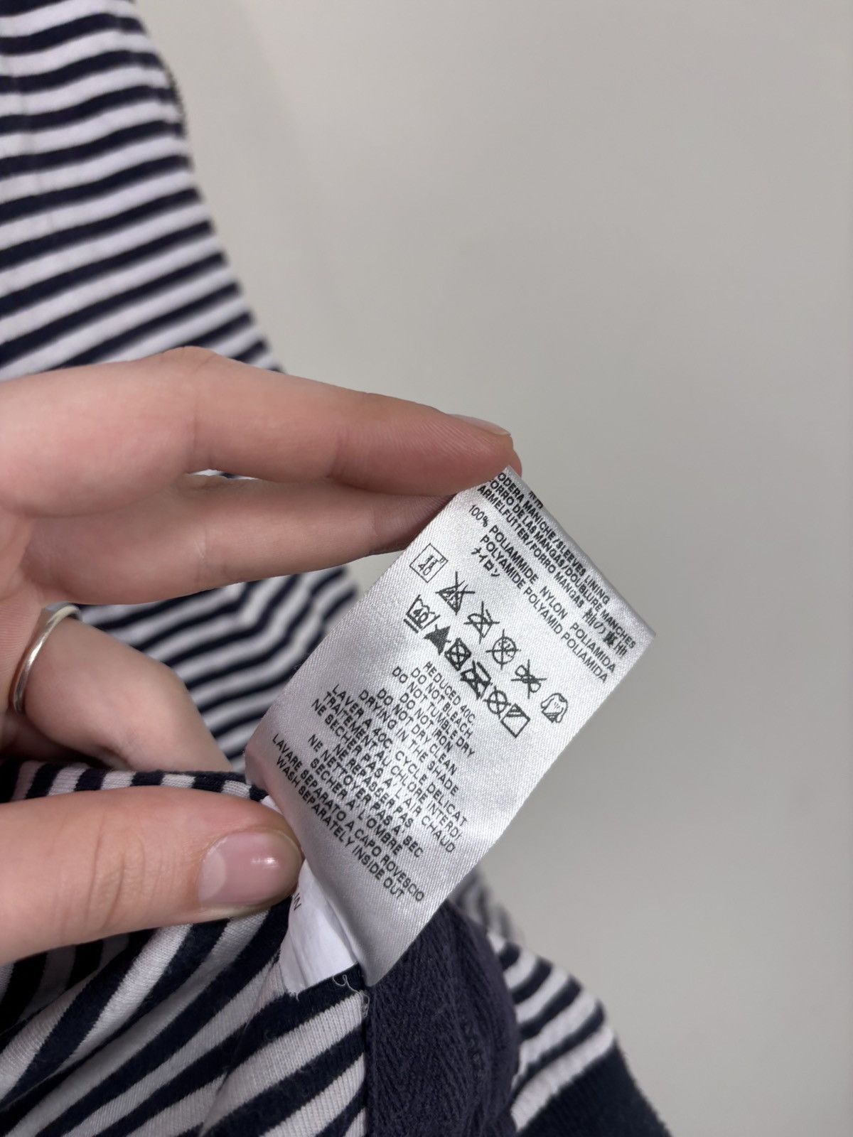 Love Moschino Love Moschino Women’s Navy Blue Shiny Bomber Jacket Size XXL / US 16-18 / IT 52-54 - 16 Thumbnail