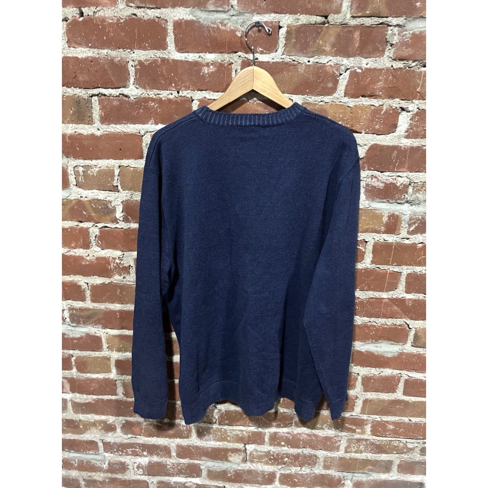 Vintage Breakwater Sweatshirt XL Blue Knit Pullover NWT Mens Size US XL / EU 56 / 4 - 2 Thumbnail