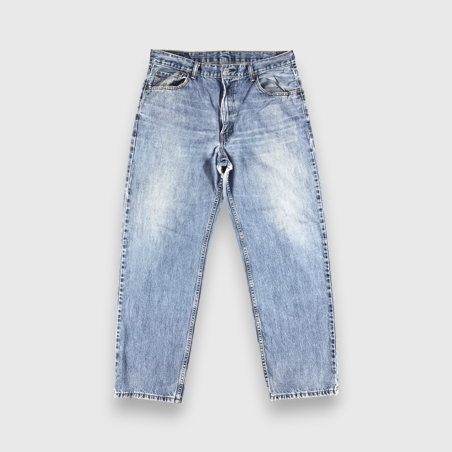 Levi's Vintage Blue Wash Levis 550 Jeans-J2563 Size US 35 - 1 Thumbnail