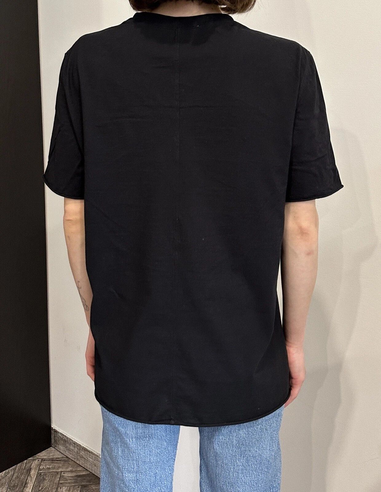 Paolo Pecora Paolo Pecora Men’s Cotton Black Gilmar Tee T-shirt Size US S / EU 44-46 / 1 - 6 Thumbnail