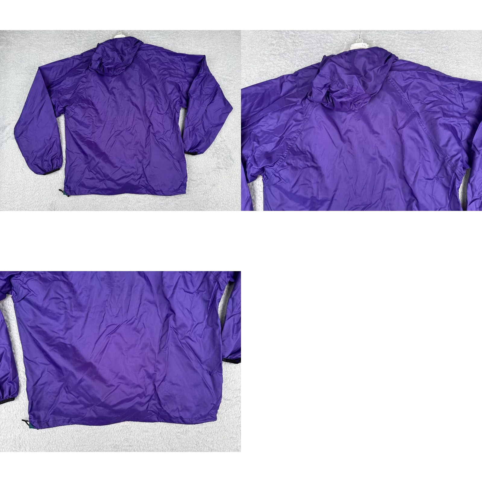 Helly Hansen Helly Hansen Sweater Adult Small Purple Pullover Windbreaker 1/4 Zip Nylon Shell Hood Mens Size US S / EU 44-46 / 1 - 9 Thumbnail