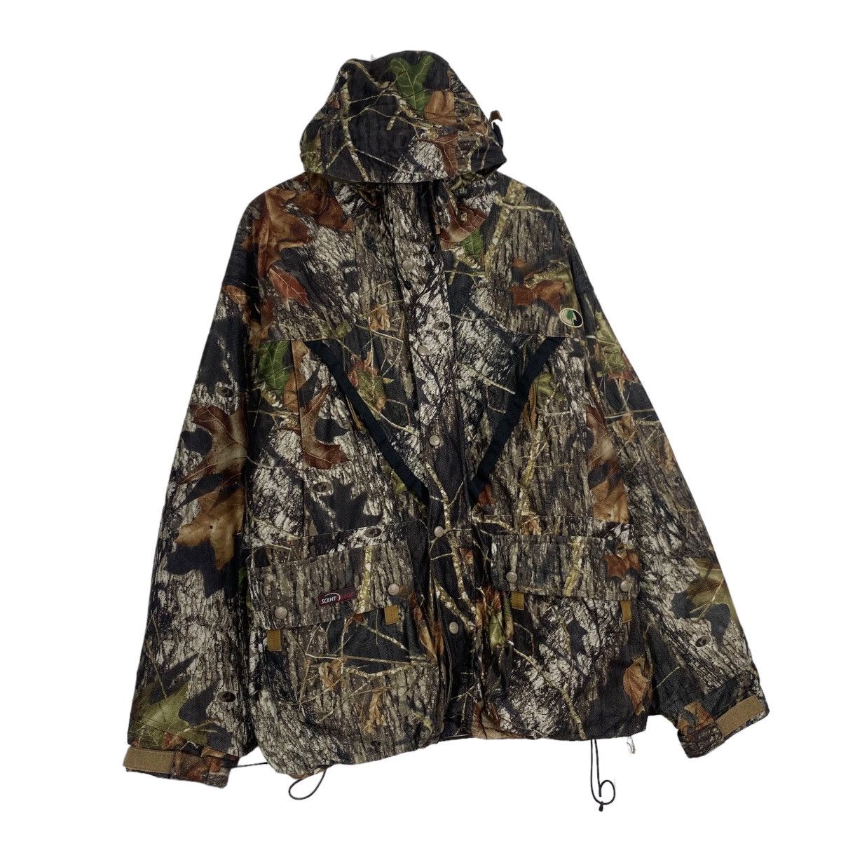 Russell Athletic × Vintage Russel outdoor Parka zipper hoodie real tree Size US L / EU 52-54 / 3 - 3 Thumbnail