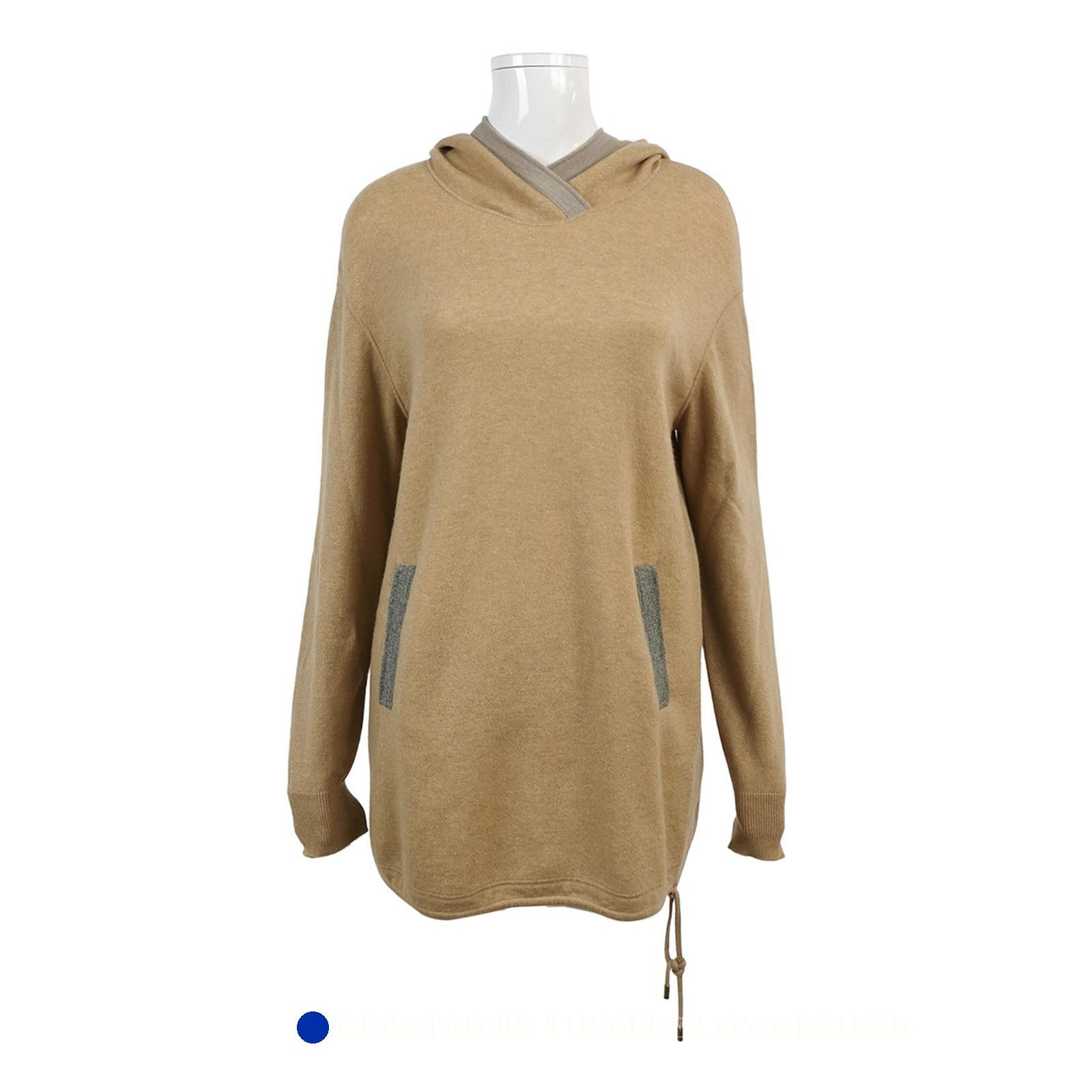 Loro Piana Beige Hooded Cashmere Sweater in Size S Size US S / EU 44-46 / 1 - 1 Thumbnail
