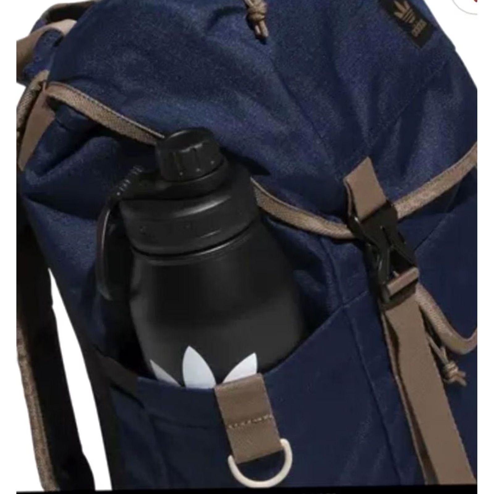 Adidas Adidas Backpack Mens Medium Blue Canvas Padded Straps Outdoor Laptop Sleeve Size ONE SIZE - 5 Thumbnail