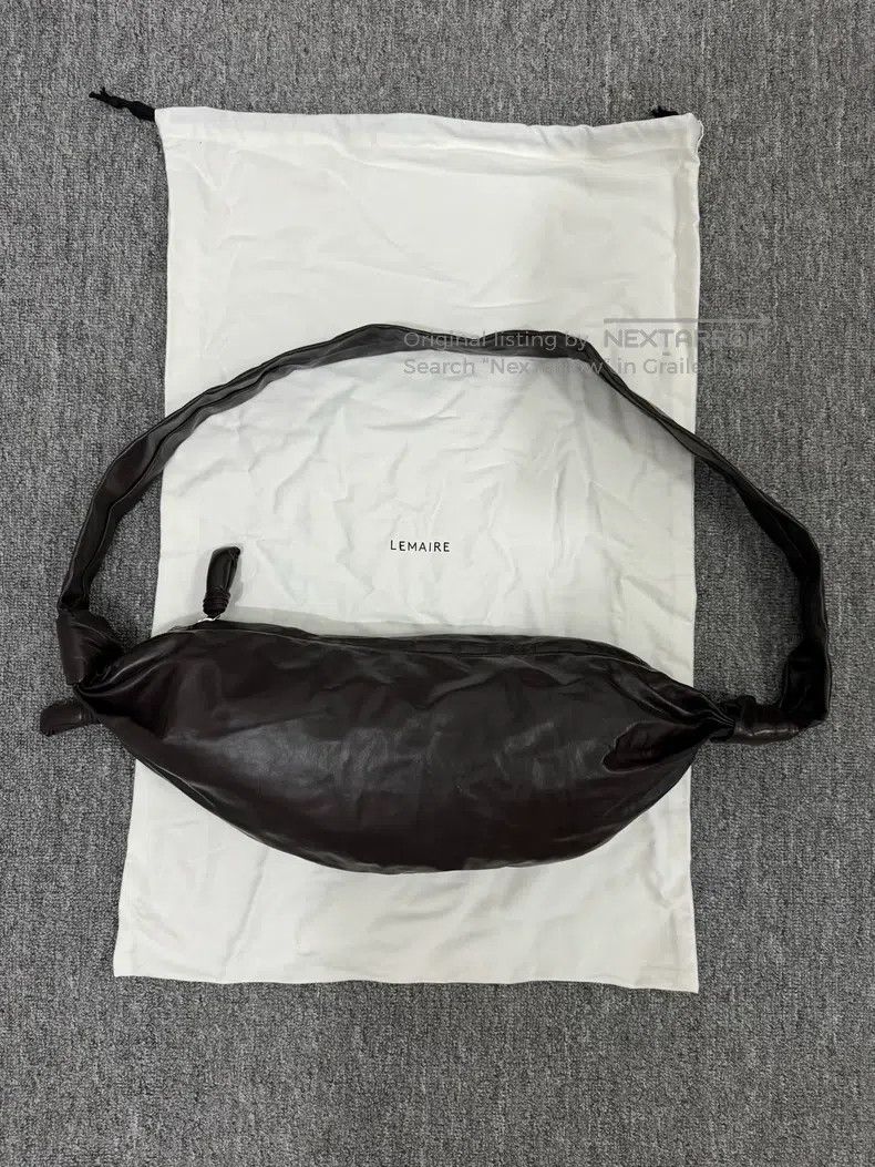 Lemaire LEMAIRE 2026 medium dark-chocolate paper bag i Size ONE SIZE - 2 Thumbnail