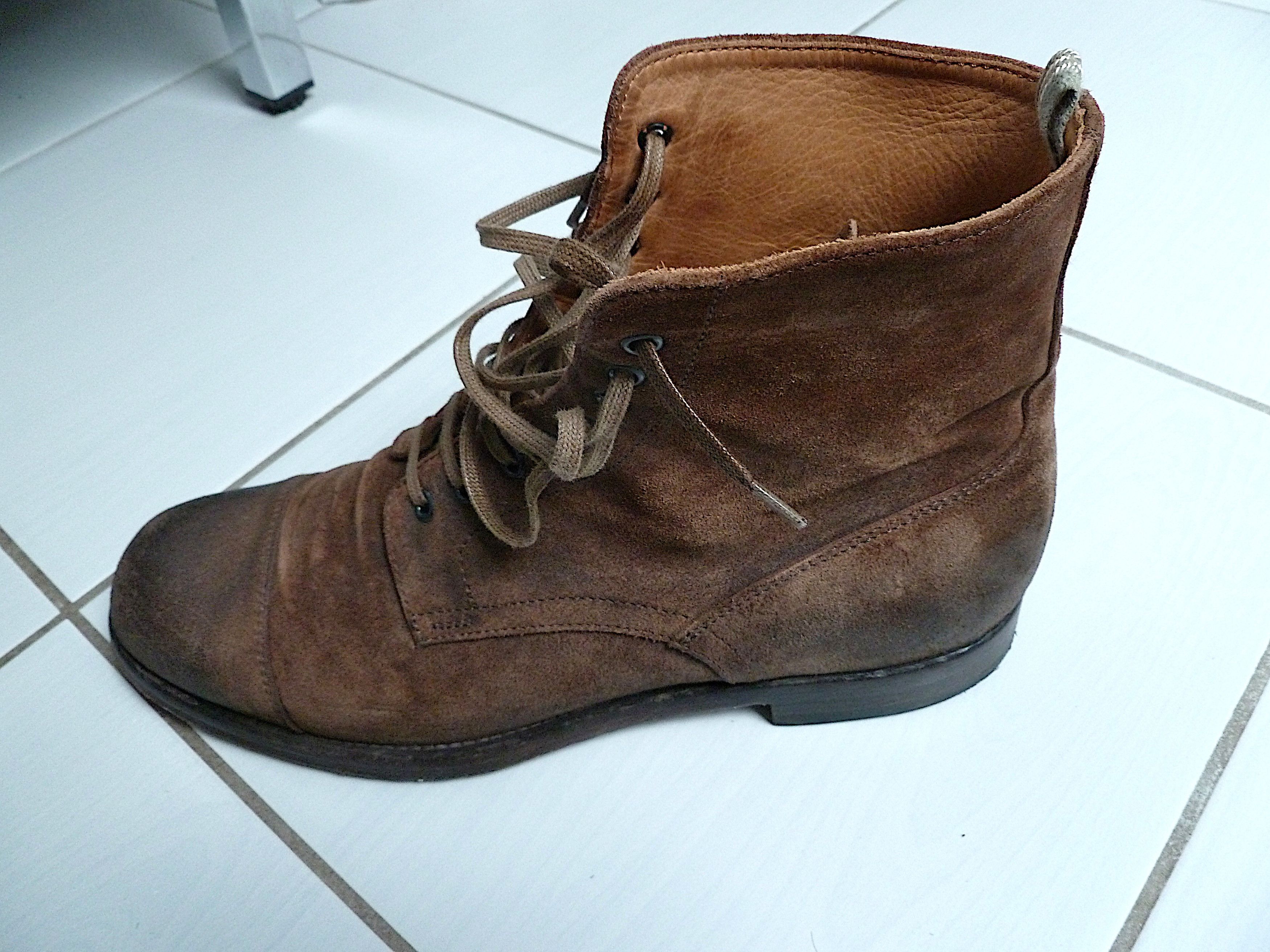 Officine Creative Brown combat boots by Officine Creative in suede or nubuck Size US 7 / EU 40 - 5 Thumbnail