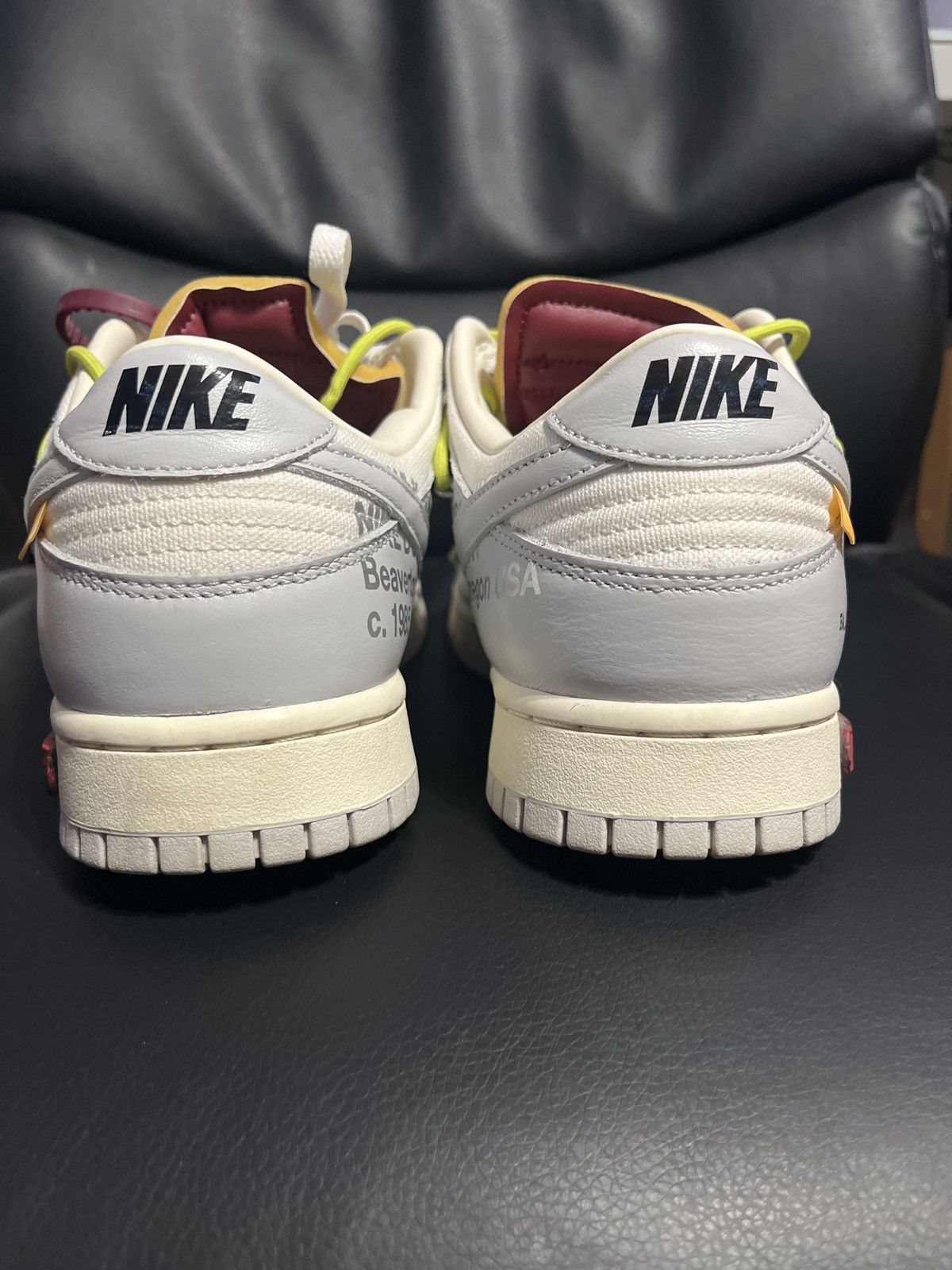 Nike × Off-White Nike Dunk x Off White (08/50) Size US 9.5 / EU 42-43 - 4 Thumbnail