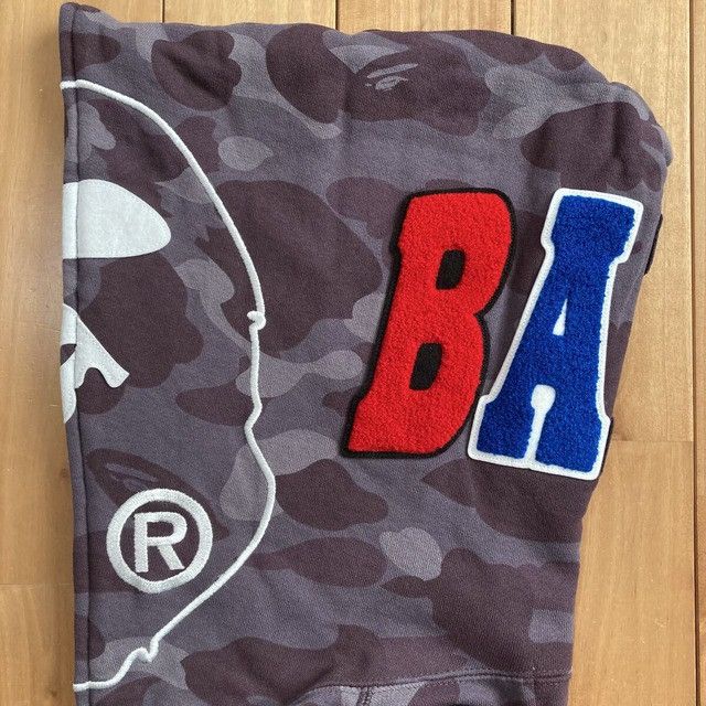 Bape BAPE CAMO APE Head full zip hoodie burgundy a bathing ape Size US M / EU 48-50 / 2 - 6 Thumbnail