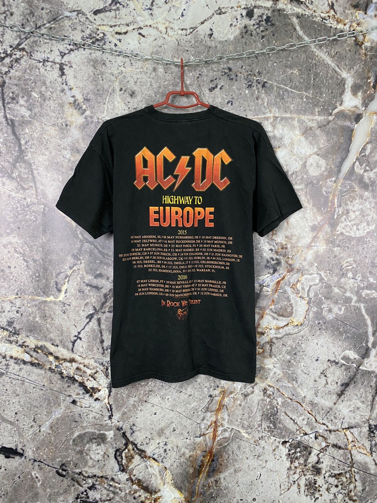 AC/DC × Vintage Men’s T Shirt AC/DC Rock Or Bust 2015-2016 Size XL Size US XL / EU 56 / 4 - 8 Thumbnail