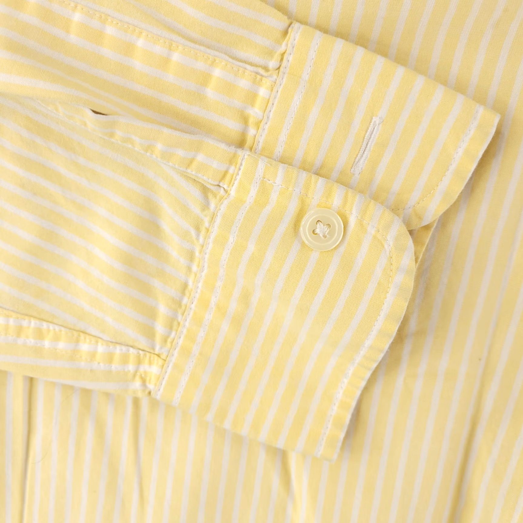 Abercrombie & Fitch Abercrombie Shirt Mens M Yellow Retro Long Sleeve Button-Up Baggy Size US M / EU 48-50 / 2 - 2 Thumbnail