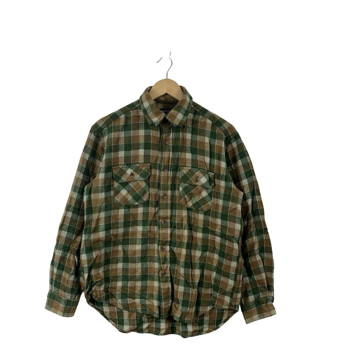 Uniqlo Uniqlo Plaid Flannel Shirt Check Button-Up Long Sleeve Size US M / EU 48-50 / 2 - 3 Thumbnail