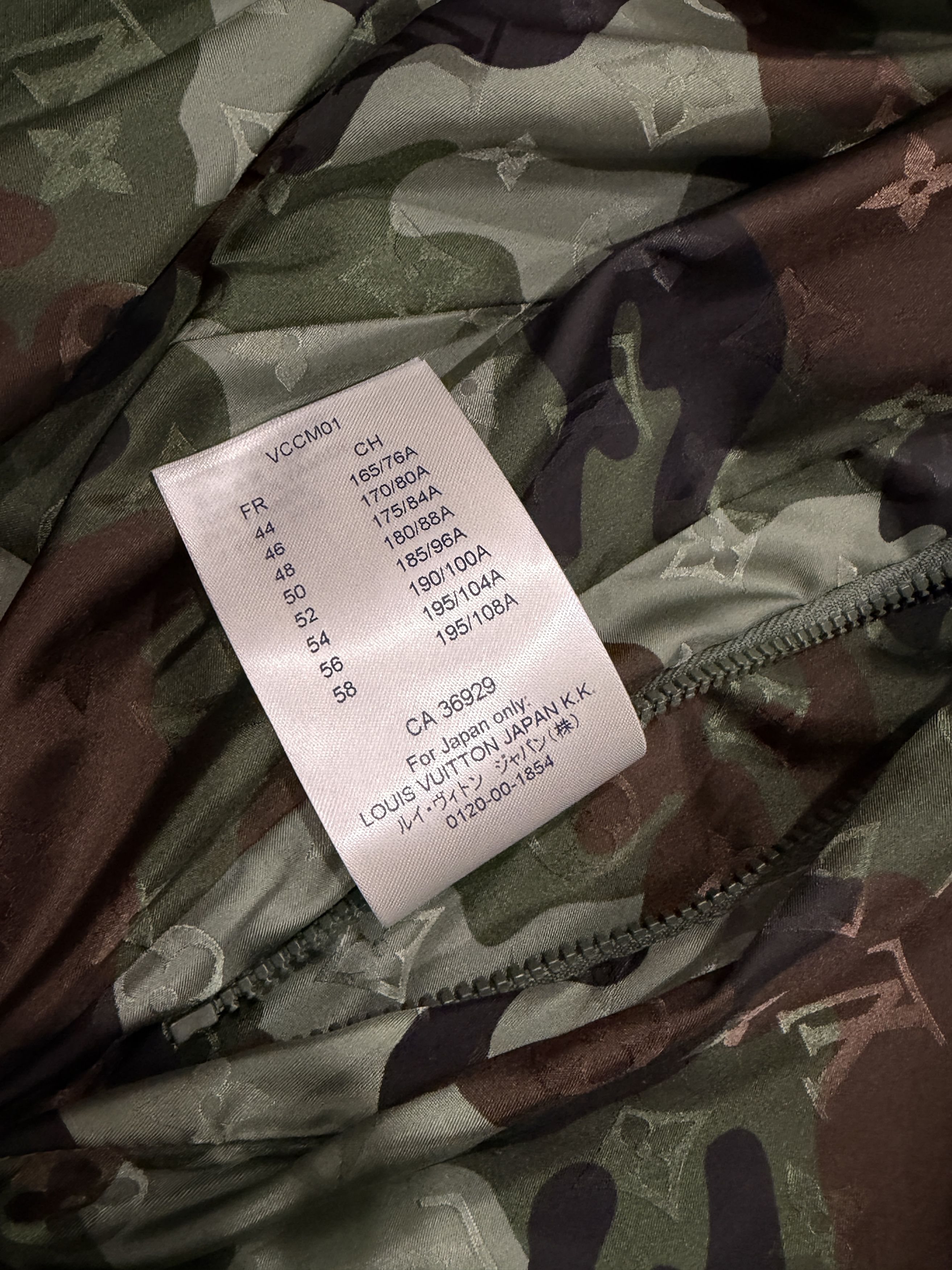 Louis Vuitton Louis Vuitton Green Camo Monogram Windbreaker Size US M / EU 48-50 / 2 - 6 Thumbnail