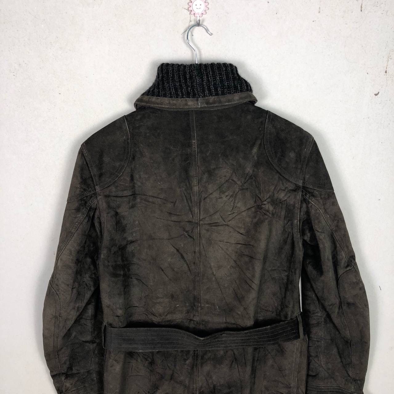Gucci FW03 Gucci Tom Ford Belted Suede Fields Leather Jacket Size US S / EU 44-46 / 1 - 5 Thumbnail